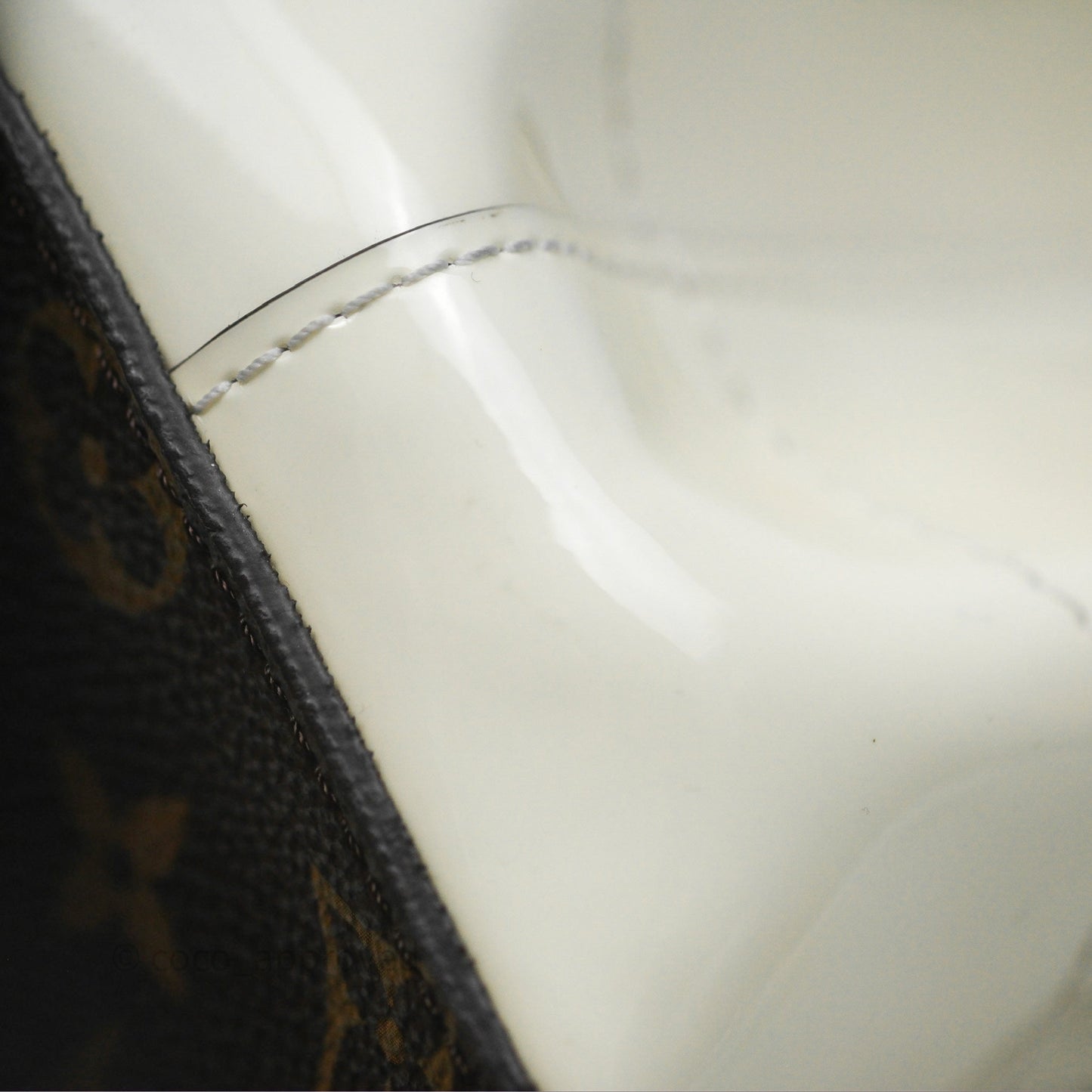 Louis Vuitton Hot Springs Backpack Monogram Patent Snow
