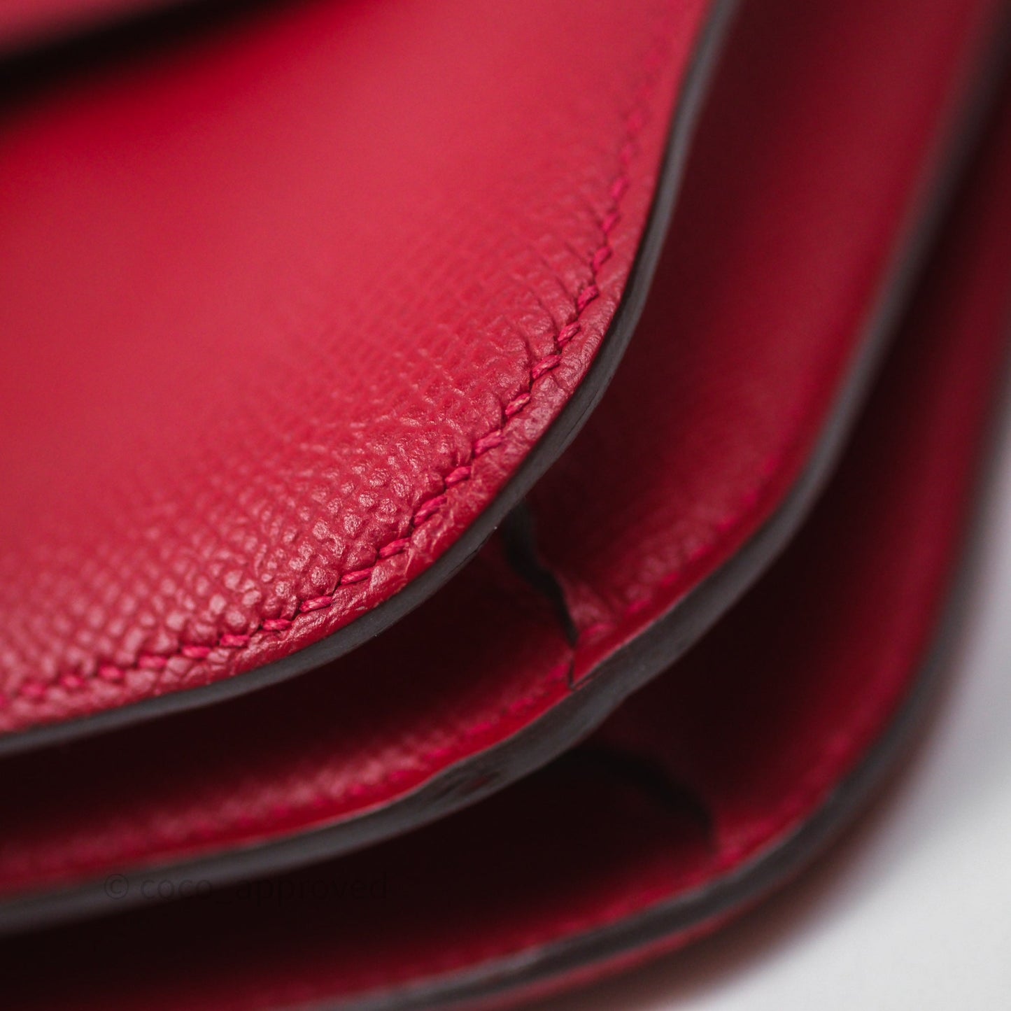 Hermès Constance Mini 18cm Rouge Casque Epsom Gold Hardware