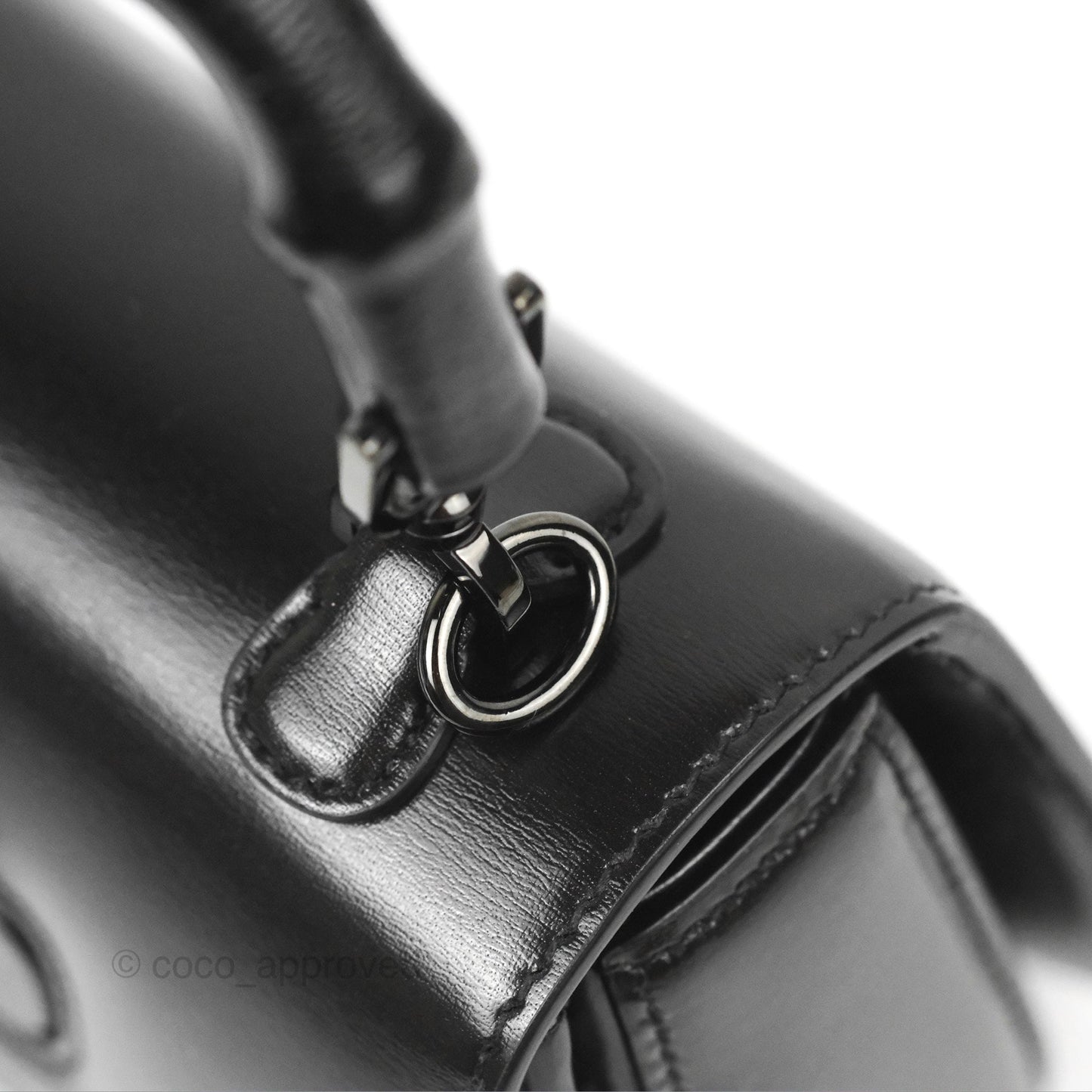 Gucci Bamboo 1947 Mini Top Handle Bag Black