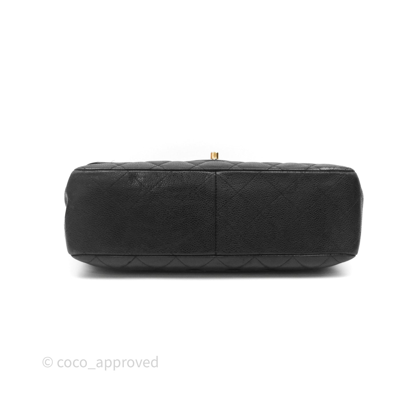 Chanel Jumbo Single Flap Black Caviar Gold Hardware⁣⁣