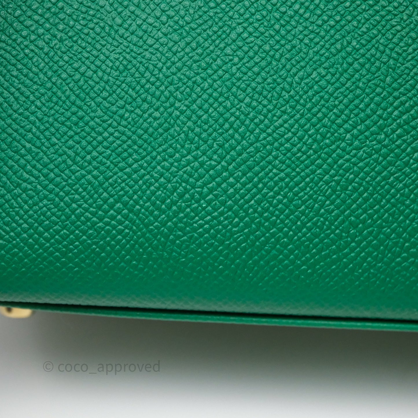 Hermes Kelly 25 Sellier Vert Vertigo Epsom Gold Hardware