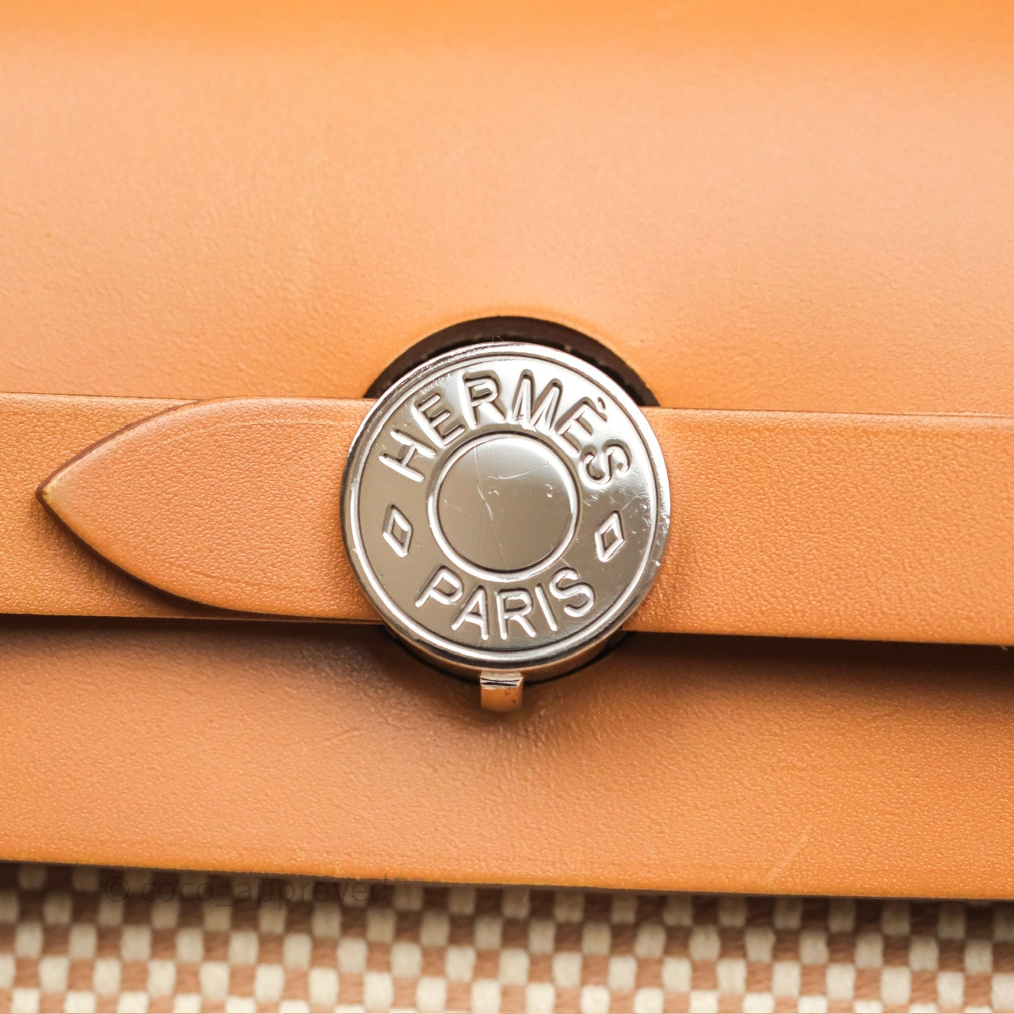Hermès Herbag Zip 31 Ecru/Beige/Natural Canvas Palladium Hardware