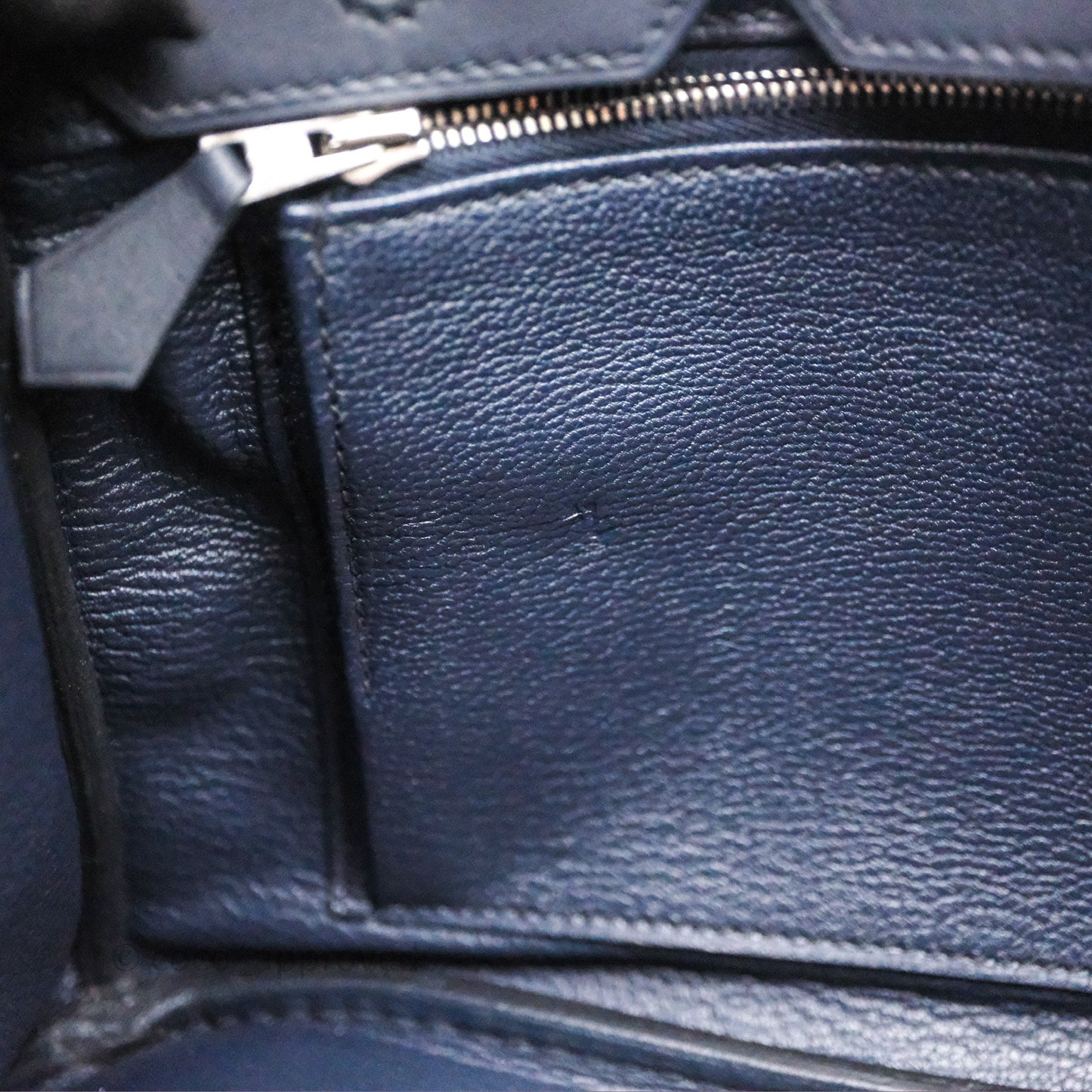 Hermes Birkin 25 Indigo Blue Swift Palladium Hardware