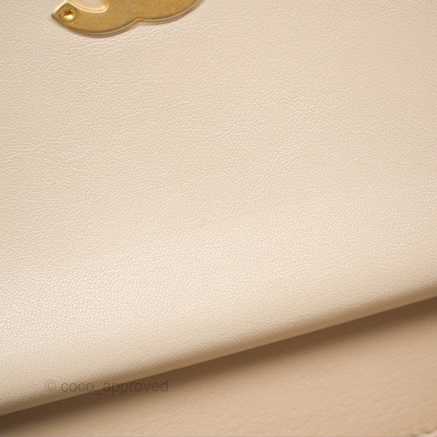 Chanel Small Quilted Coco Luxe Flap Bag Light Beige Calfskin Aged Gold Hardware