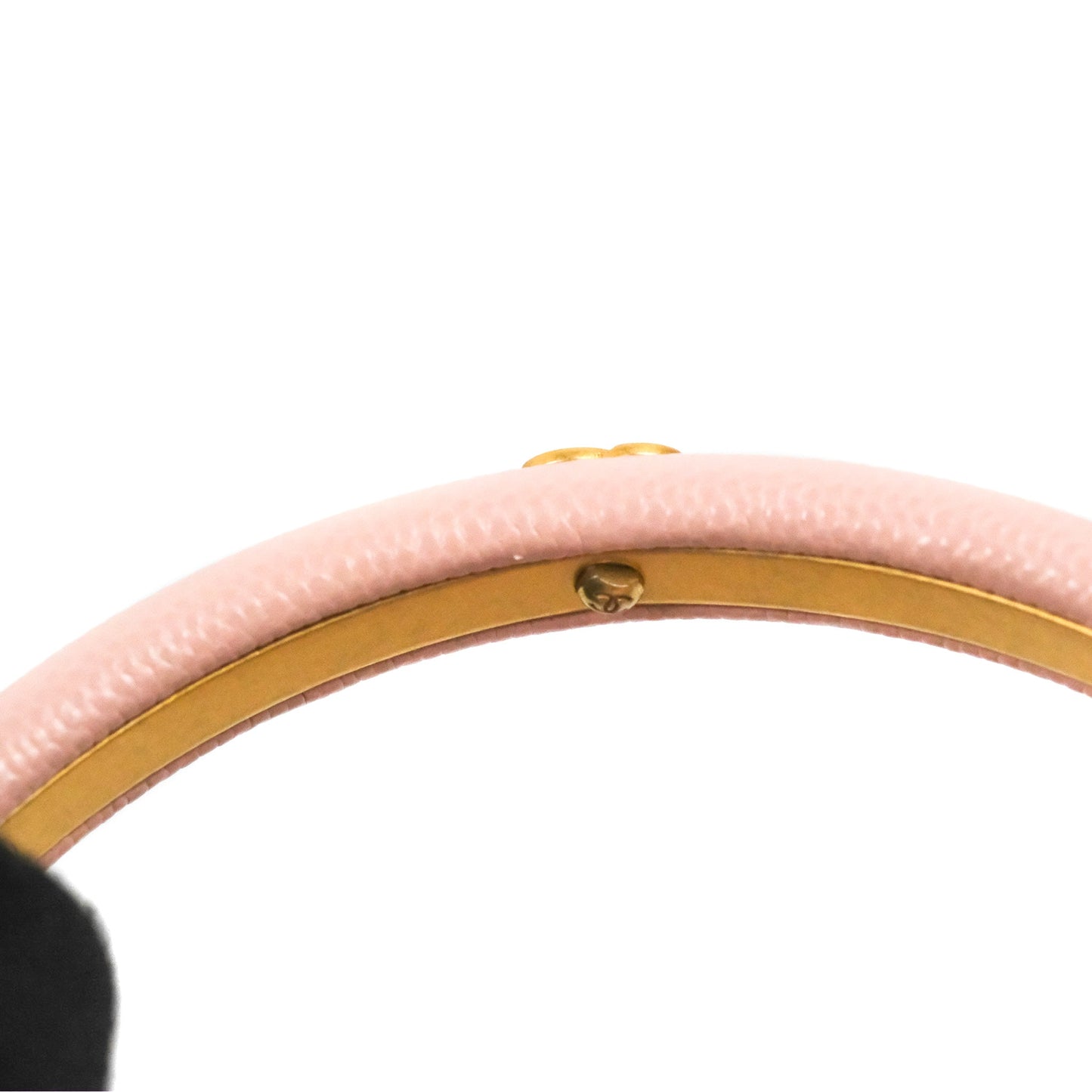 Chanel Carry Me Top Handle Flap Bag Pink Caviar Aged Gold Hardware 23S
