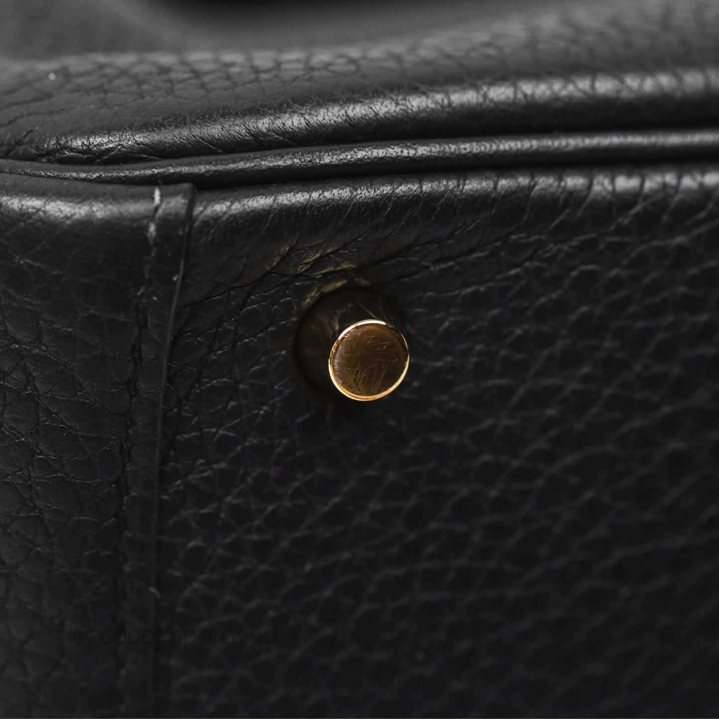 Hermès Mini Lindy 20 Noir 89 Clemence Gold Hardware