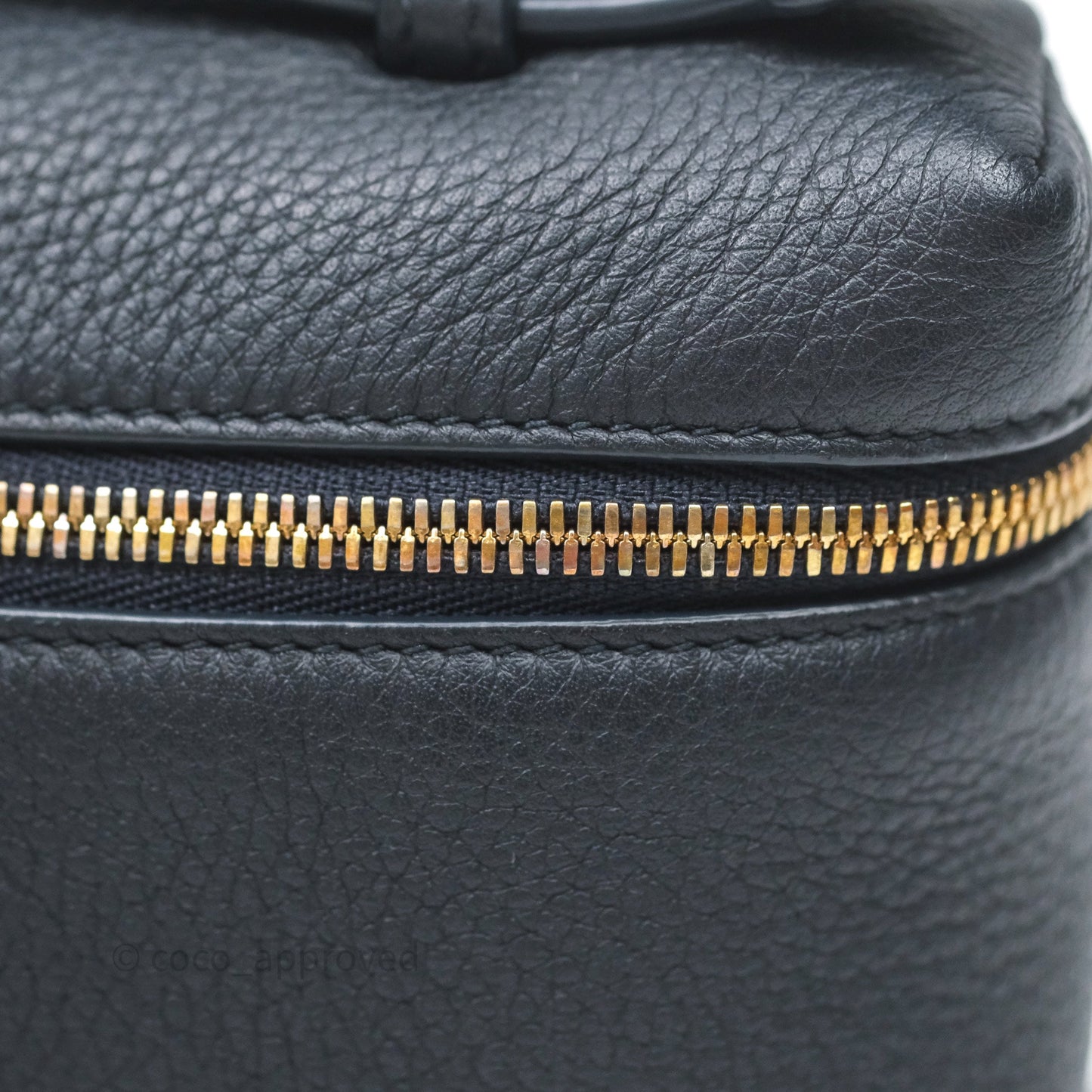 Loro Piana Extra Pocket L19 Navy Grained Calfskin
