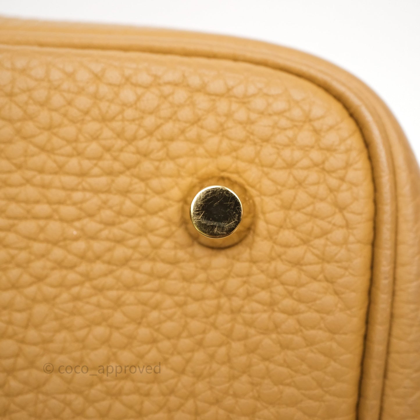 Hermès Picotin 22 Biscuit 4B Clemence Gold Hardware