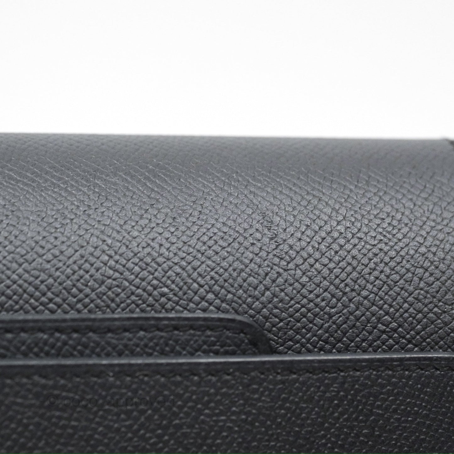 Hermes Octogone 23 Black Epsom