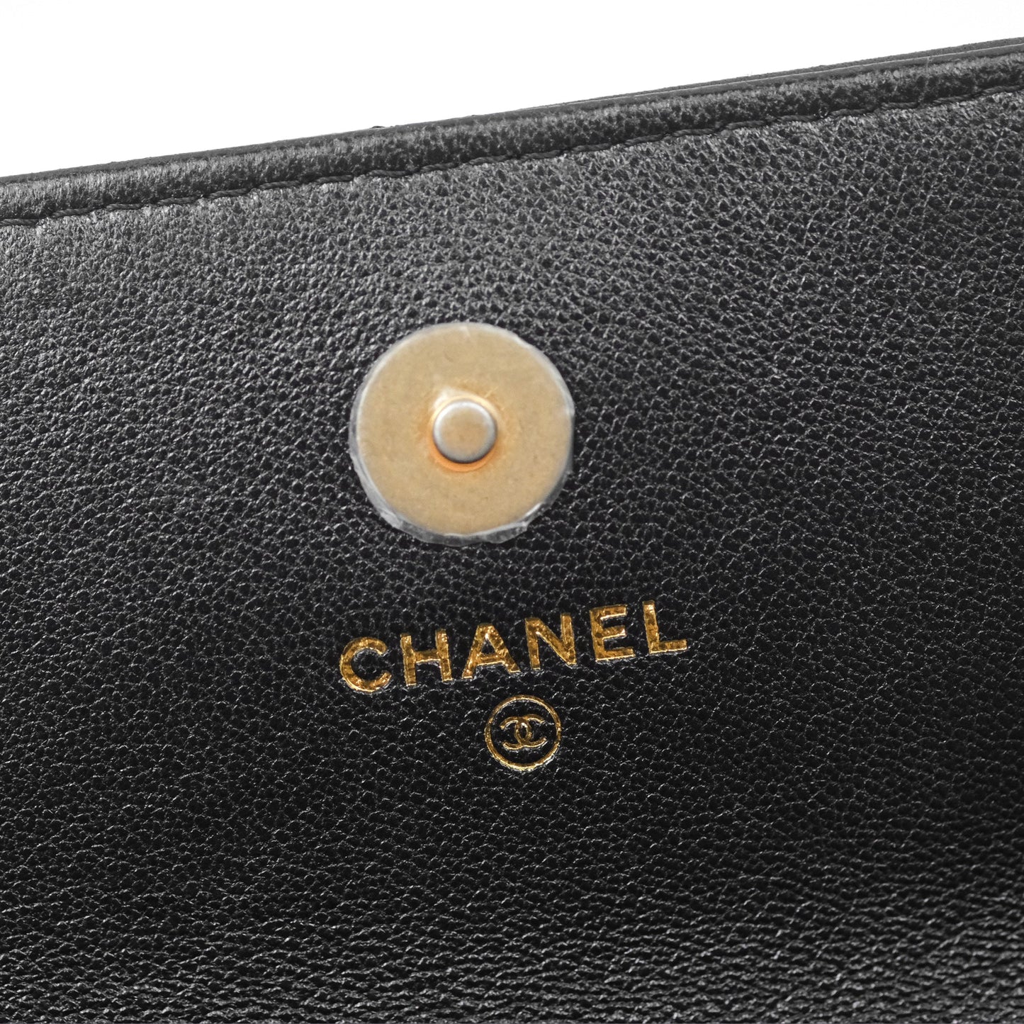 Chanel 19 Mini WOC Flap Phone Holder Black Lambskin Mixed Hardware