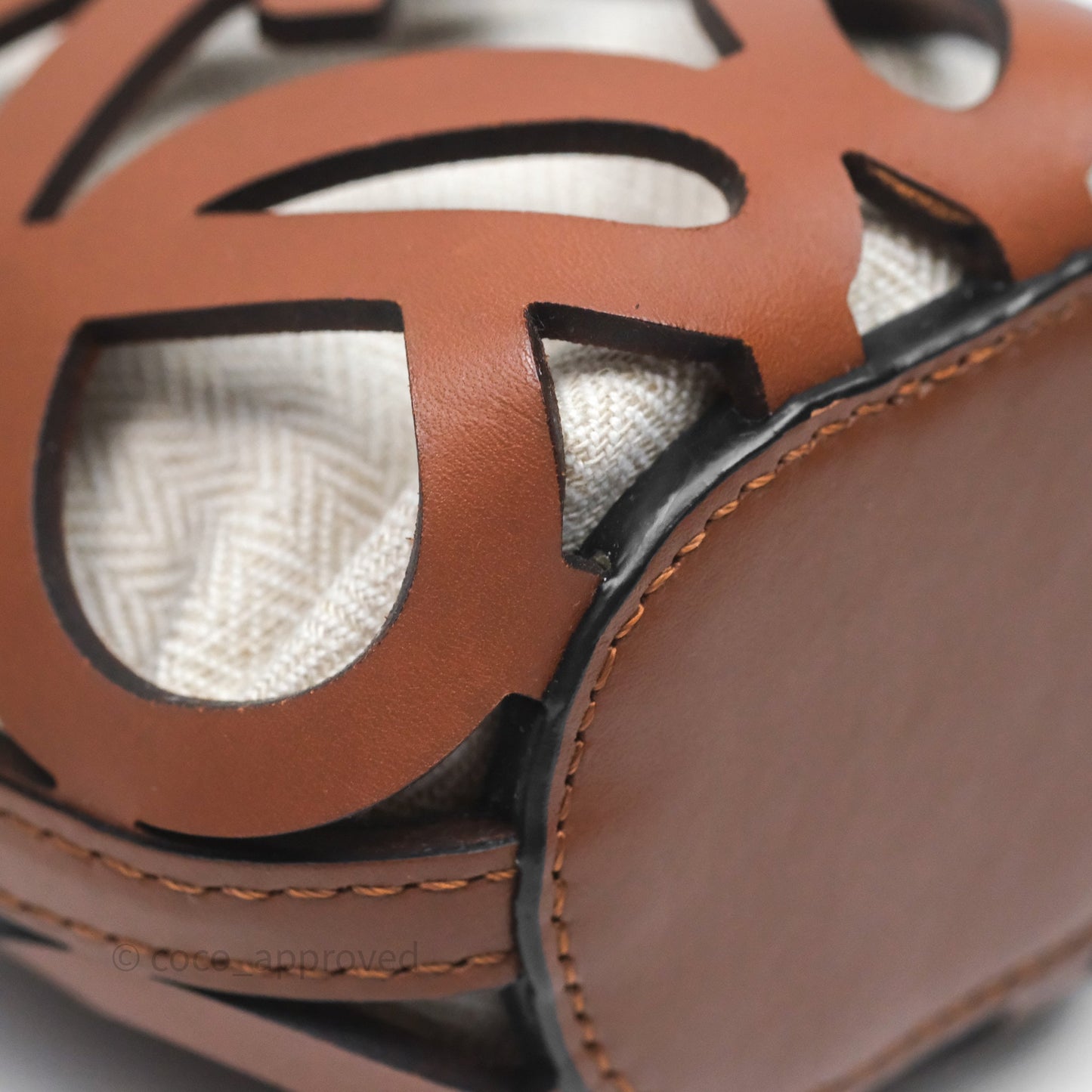Loewe X Paula's Ibiza Cutout Anagram Pocket Tan