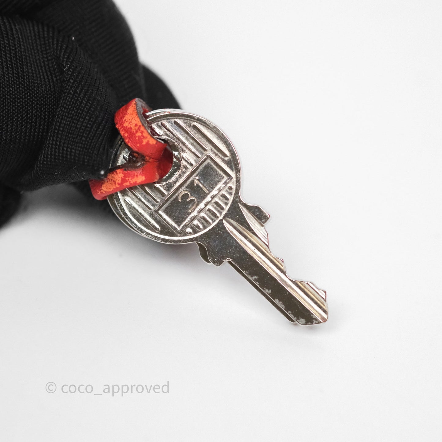 Hermès Kelly 35 Retourne Red Togo Palladium Hardware