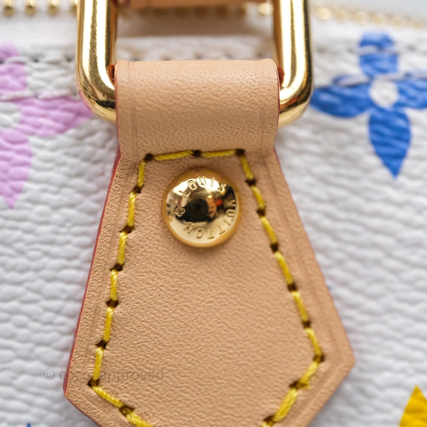 LV x TM Speedy Nano Speedy Multicolore Blanc Monogram Canvas
