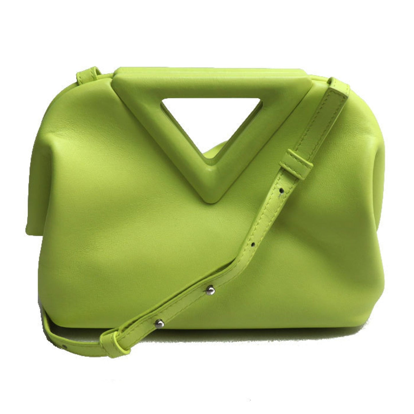 Luxury Bottega Veneta  yellow Leather Shoulder Bag ()