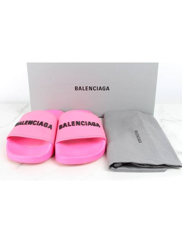 Luxury Balenciaga logo slippers 37 240