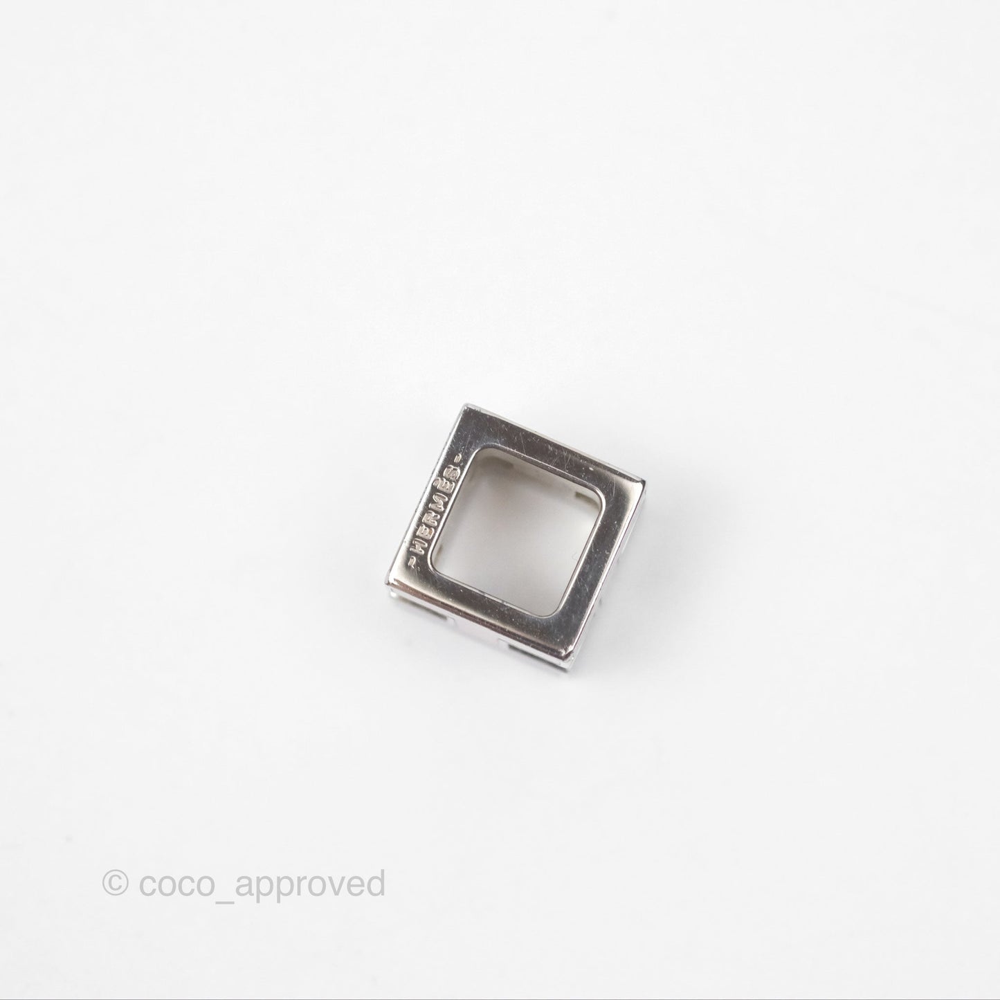 Hermès Cage D'H Necklace Rose Dragee 3Q Palladium Hardware