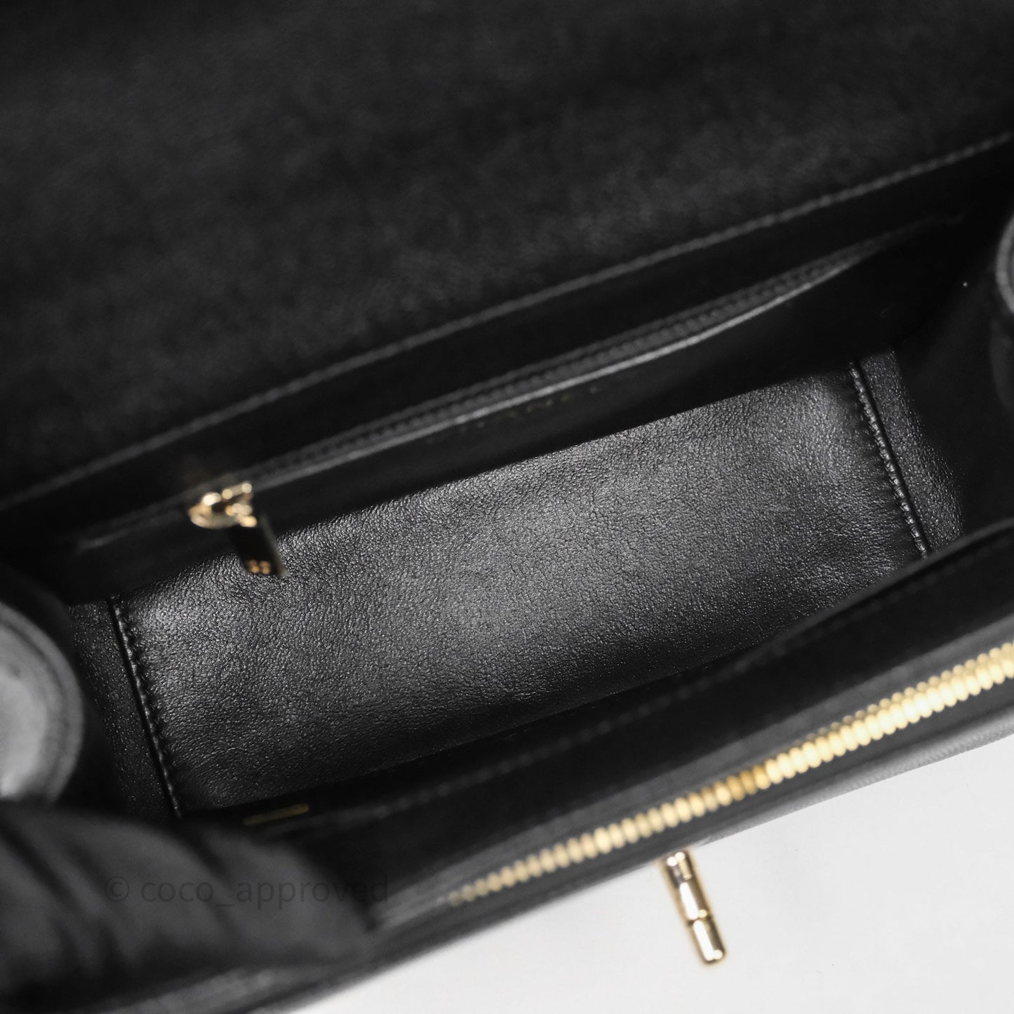 Chanel Quilted Medium Business Affinity Flap Black Caviar Gold Hardware