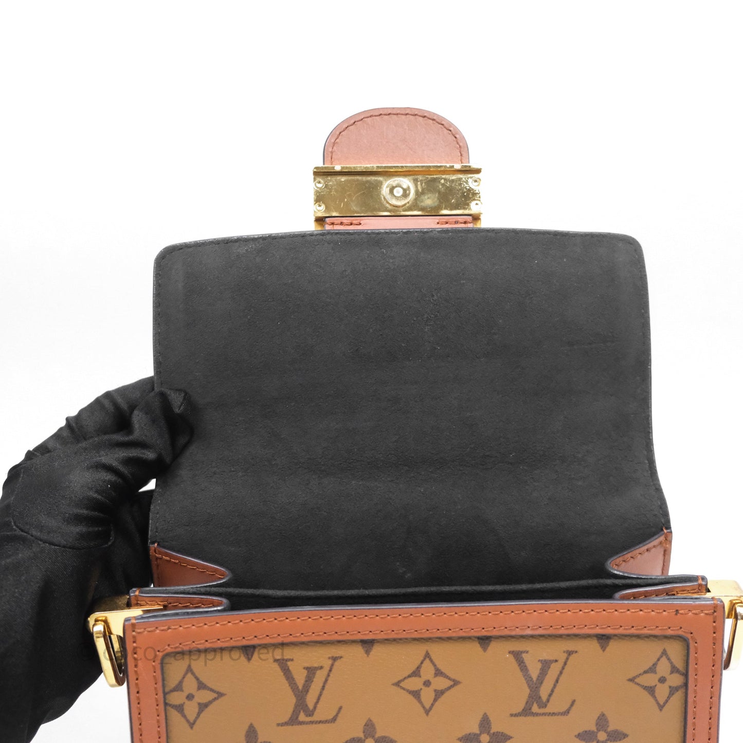 Louis Vuitton Mini Dauphine Monogram Tan Calfskin