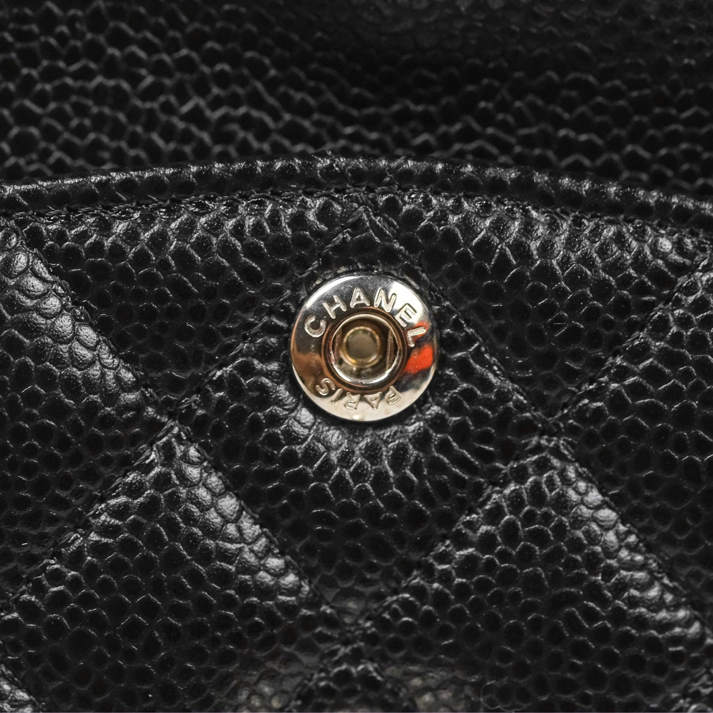 Chanel Small Classic Quilted Flap Black Caviar Silver Hardware