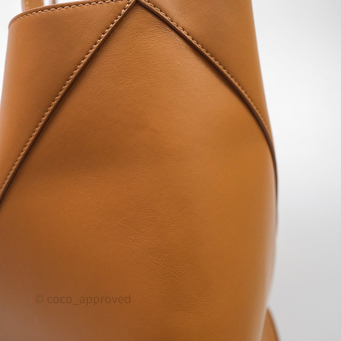 Loewe Puzzle Fold XL Warm Desert Leather Tote Bag