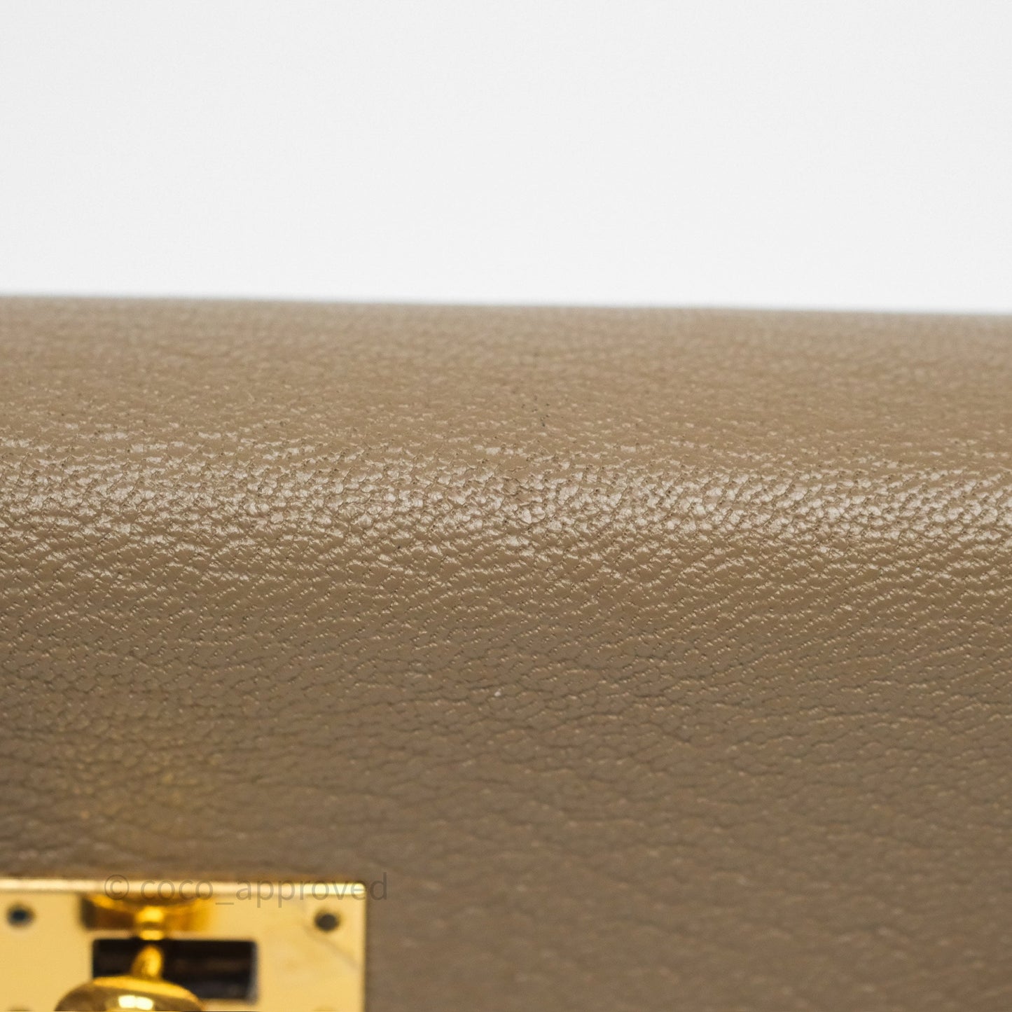 Hermès Kelly To Go Wallet Etoupe 18 Chevre Mysore Gold Hardware