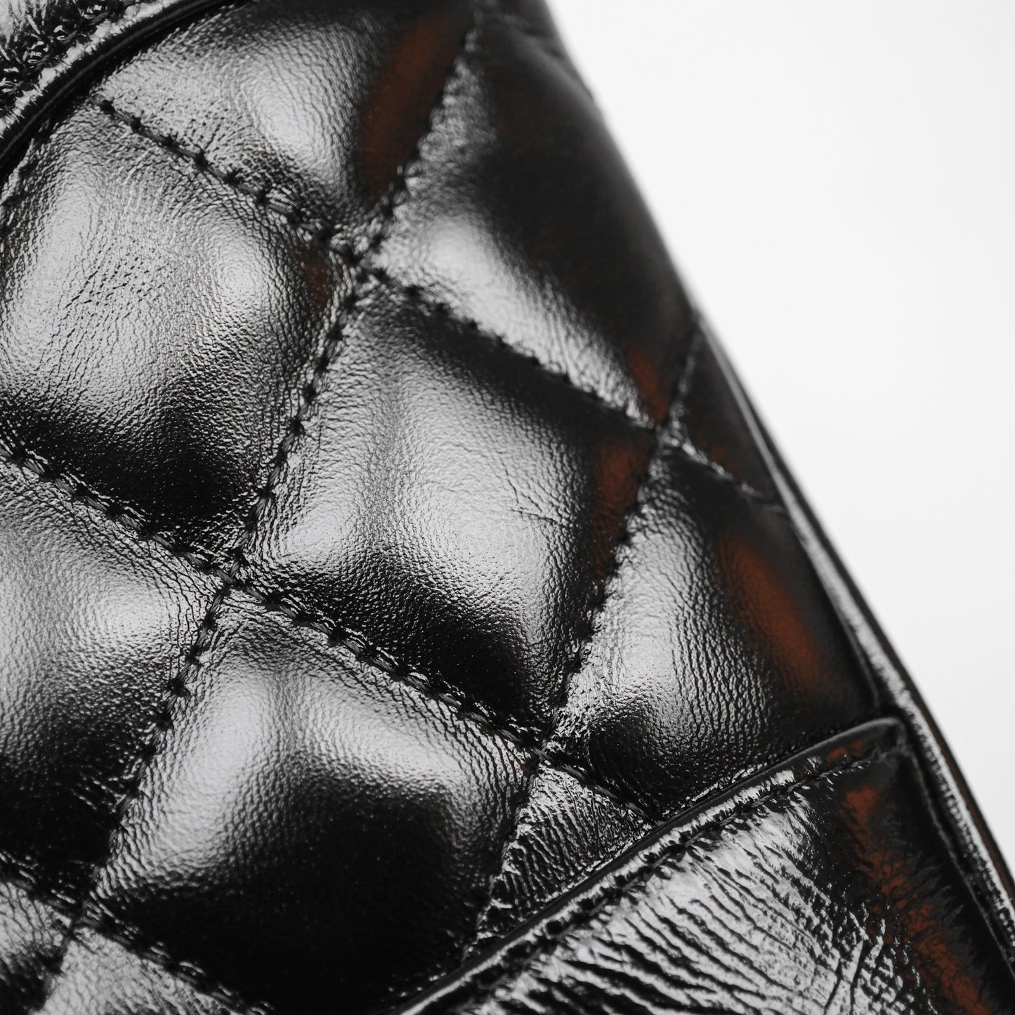 Chanel Nano 31 Black Shiny Lambskin Gold Hardware