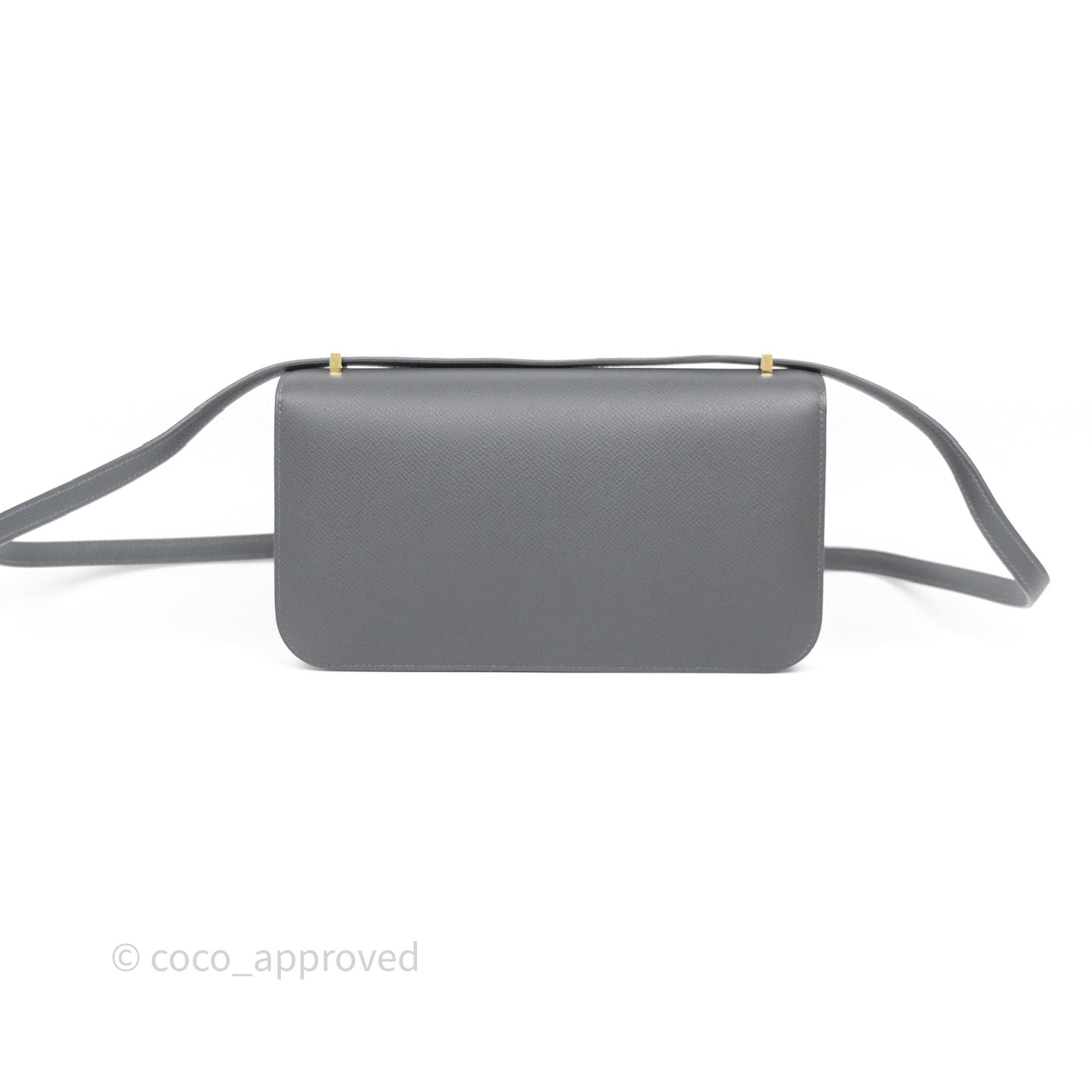 Hermès Constance Elan Ardoise 85 Epsom Gold Hardware