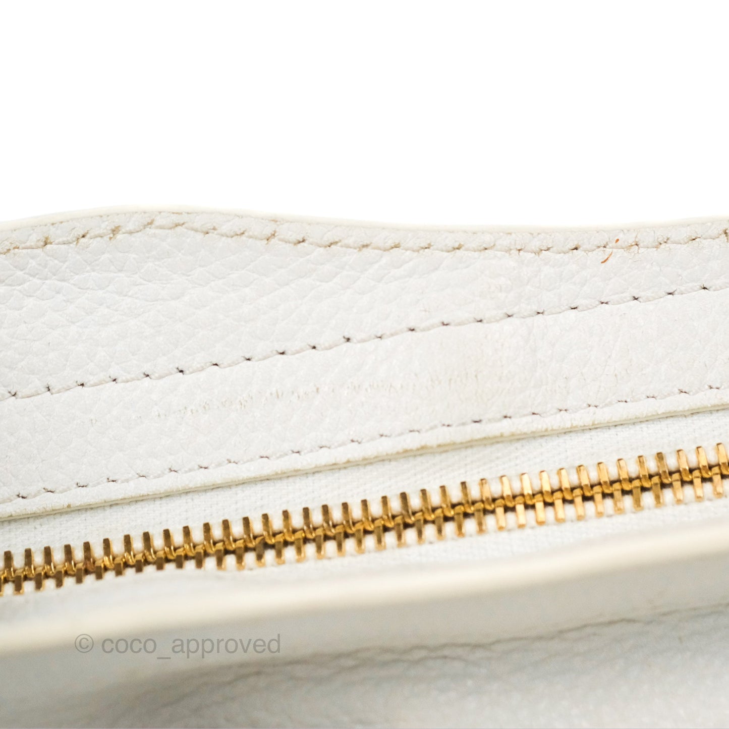 Balenciaga Classic Small City Bag White Aged Calfskin Gold Hardware