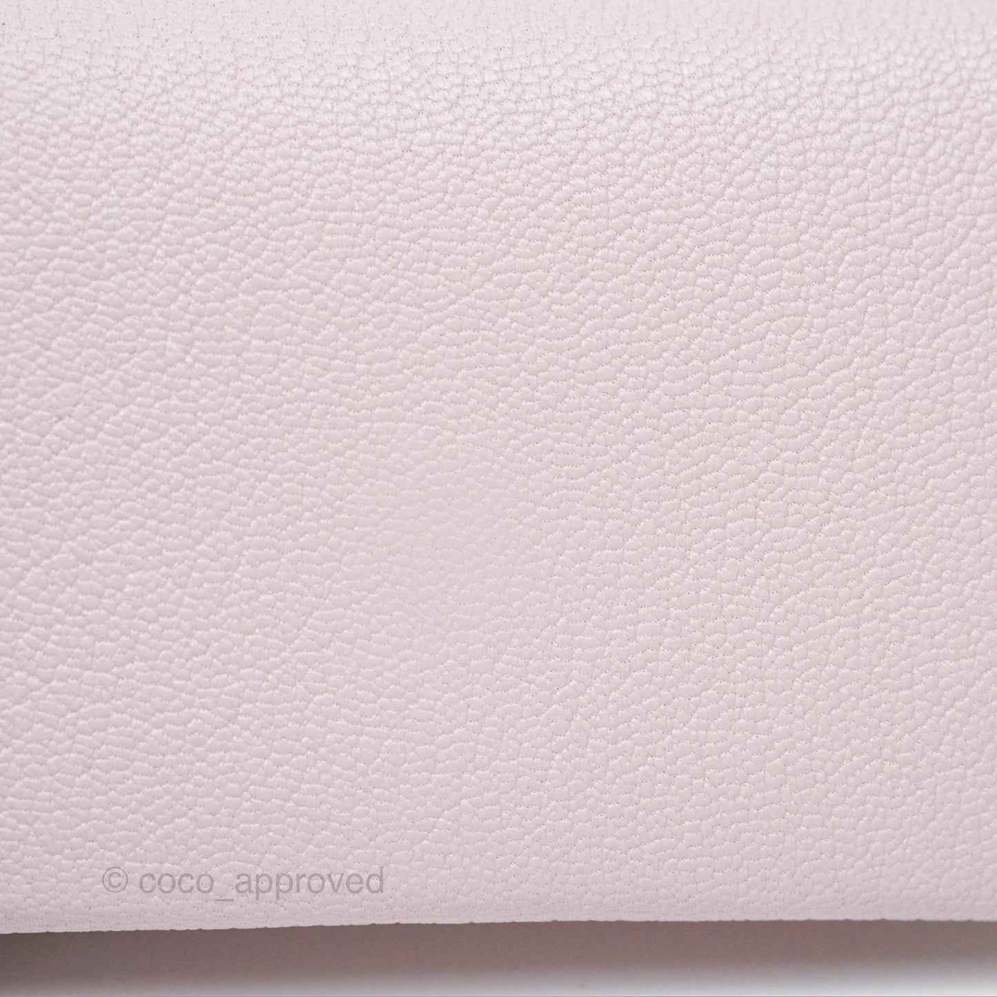 Hermès Calvi Card Holder Mauve Pale Chevre Mysore