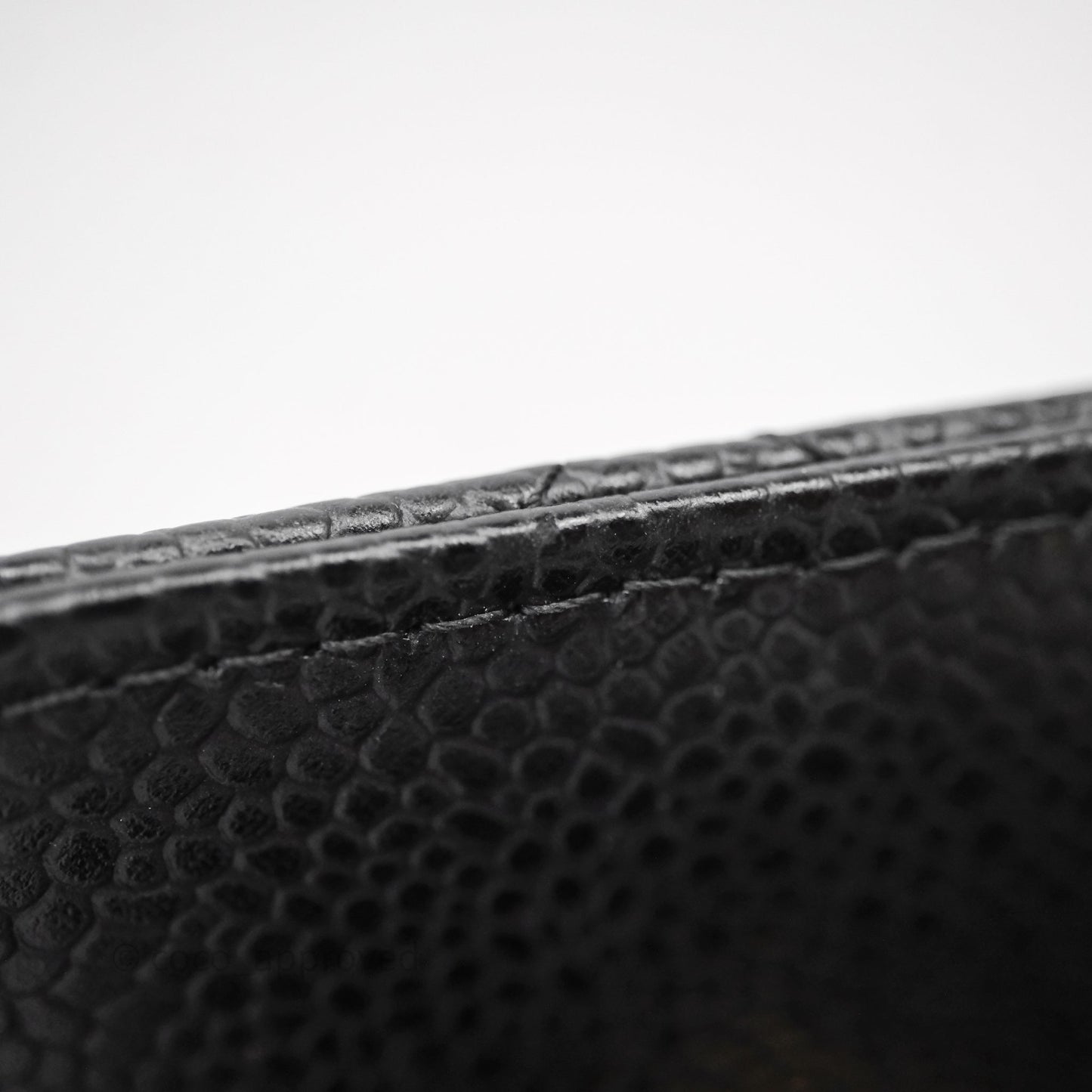 Chanel Quilted WOC Black Caviar Gold Hardware