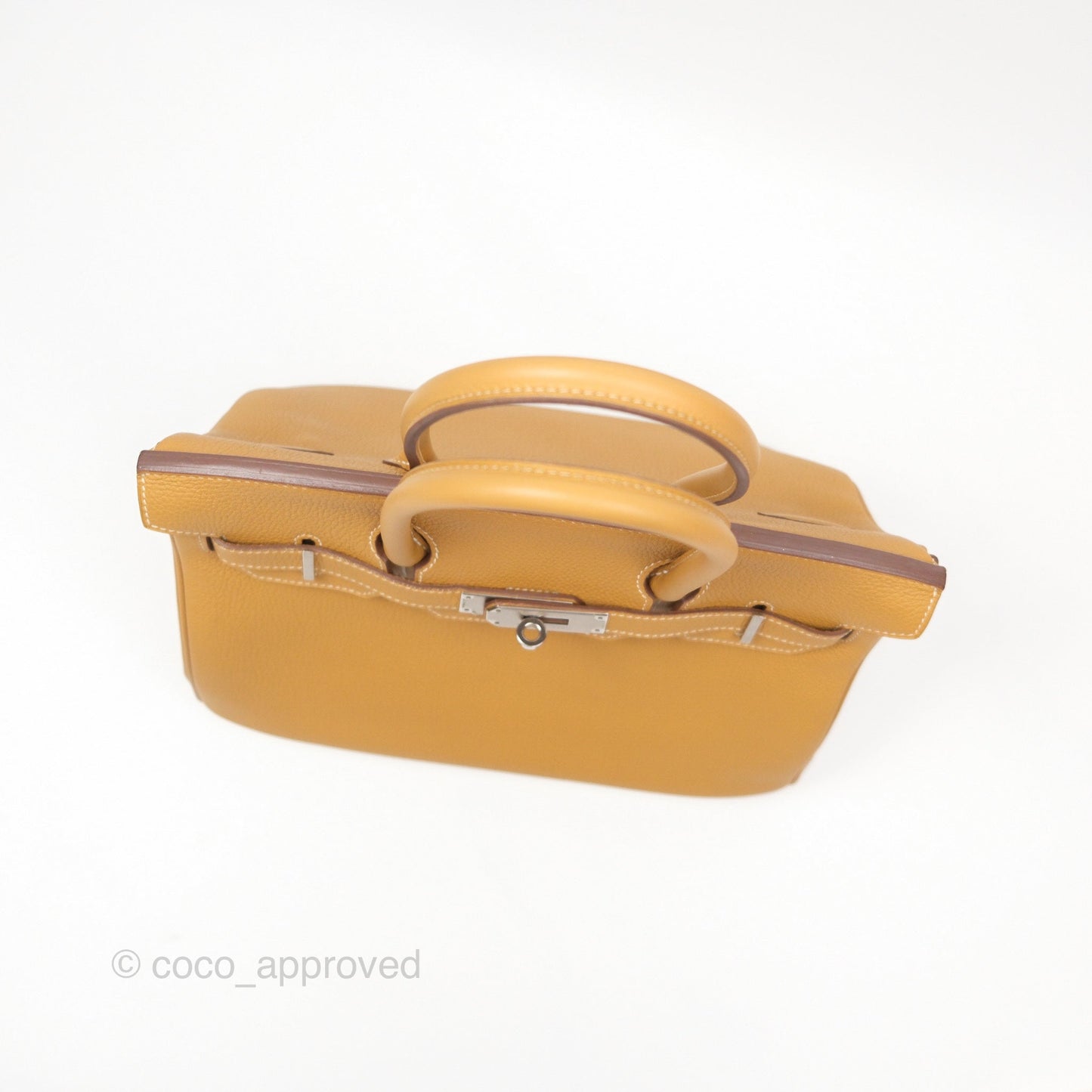 Hermès Birkin 30 Retourne Nature Sable 21 Togo Palladium Hardware
