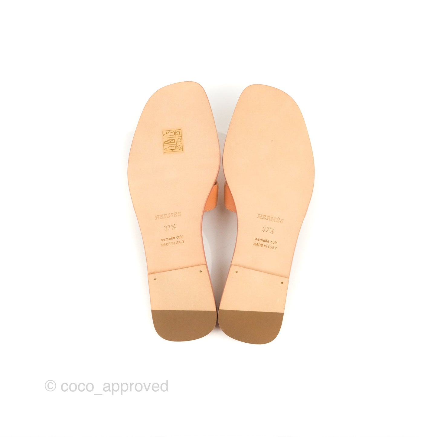 Hermès Oran Sandals in Rose Aube Pink Size 37.5