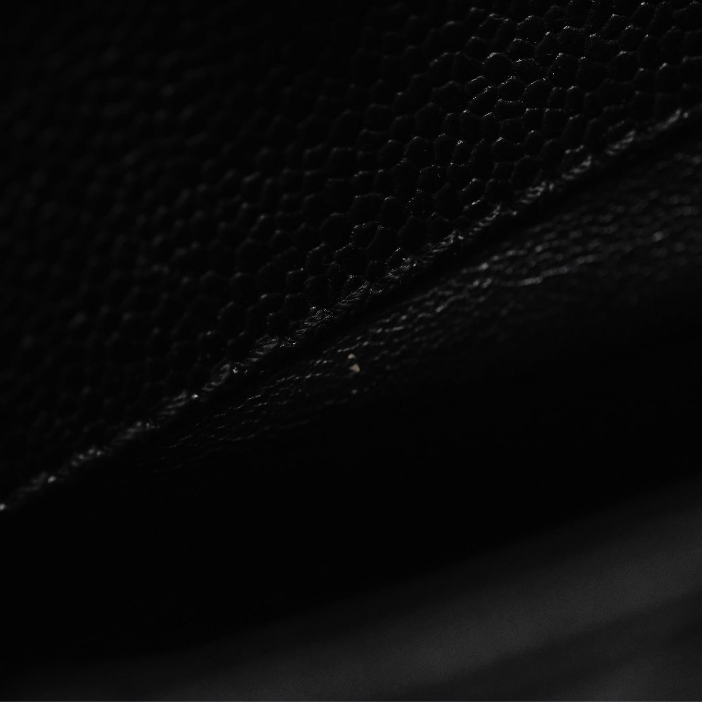 Chanel Vintage Quilted CC Tote Black Caviar Gold Hardware