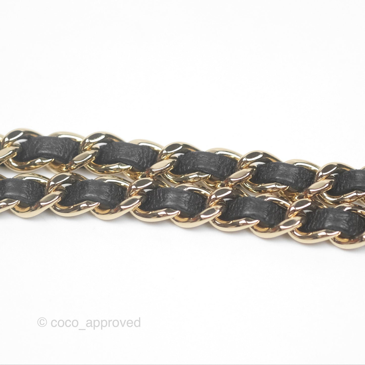 Chanel Camellia Handle WOC with Chain Black Lambskin 23K