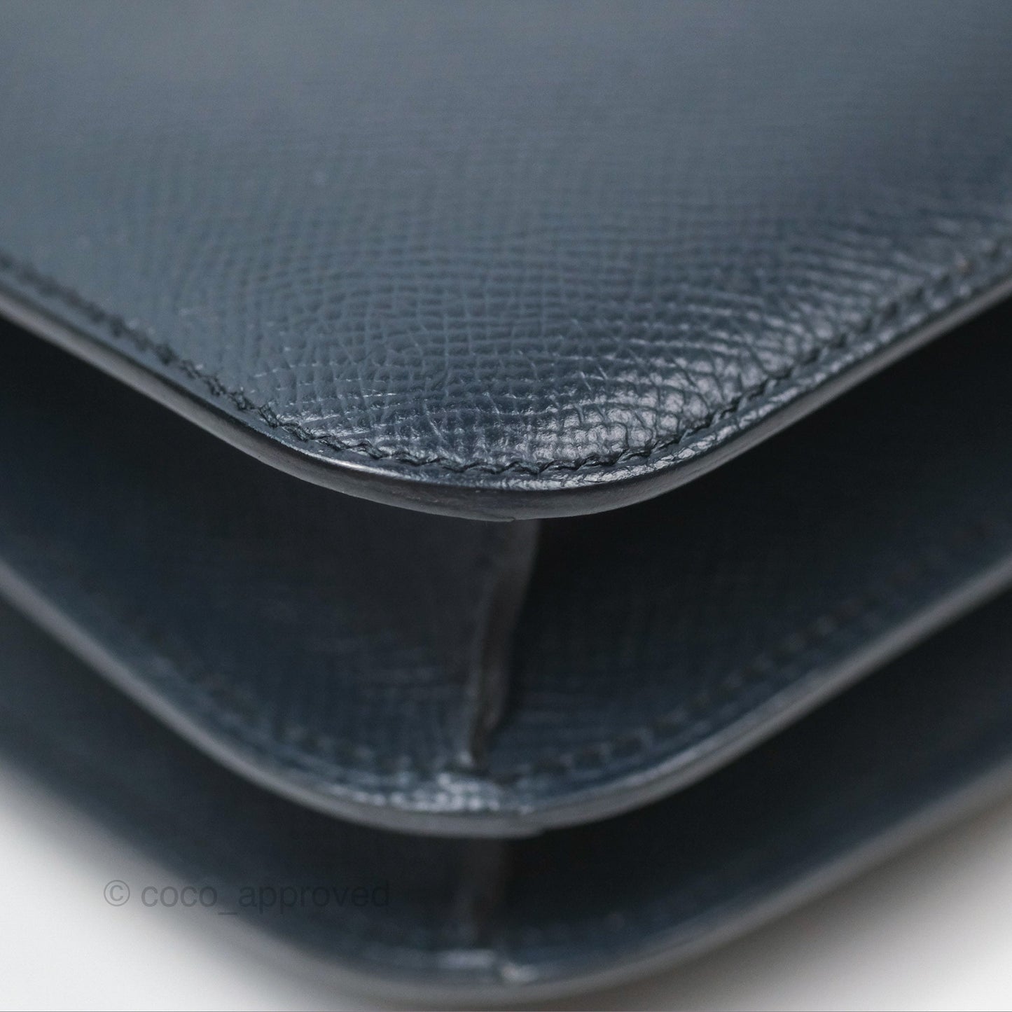 Hermès Constance Mini 18cm Bleu Nuit 2Z Epsom Rose Gold Hardware