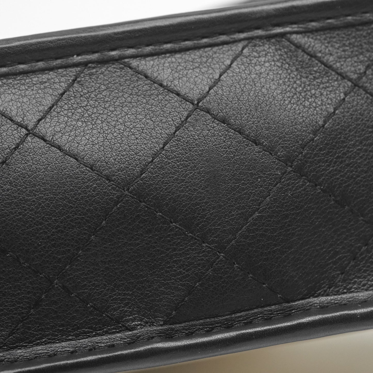 Chanel Medium Sand By The Sea PVC Flap Black Lambskin Gold Hardware