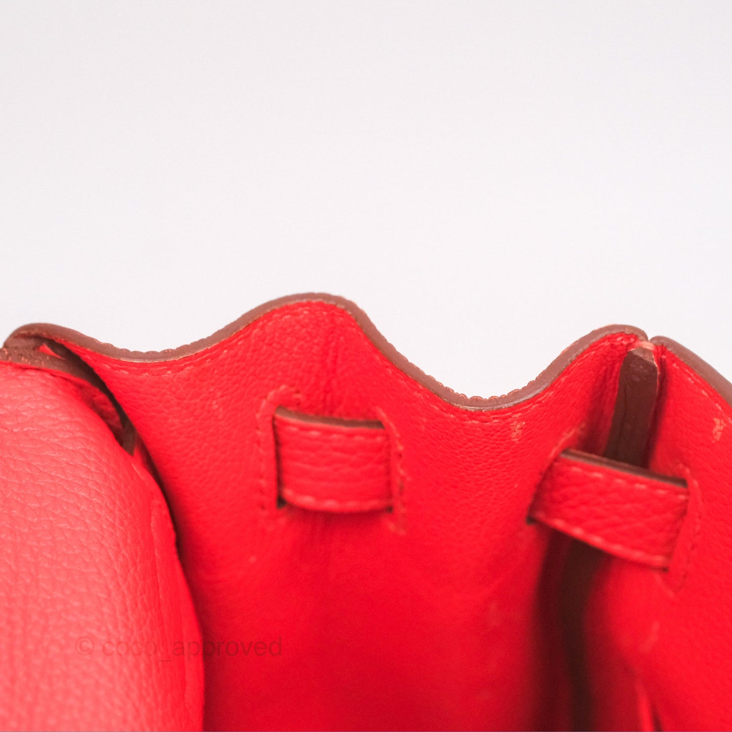 Hermès Kelly 32 Retourne Rose Jaipur Clemence Palladium Hardware