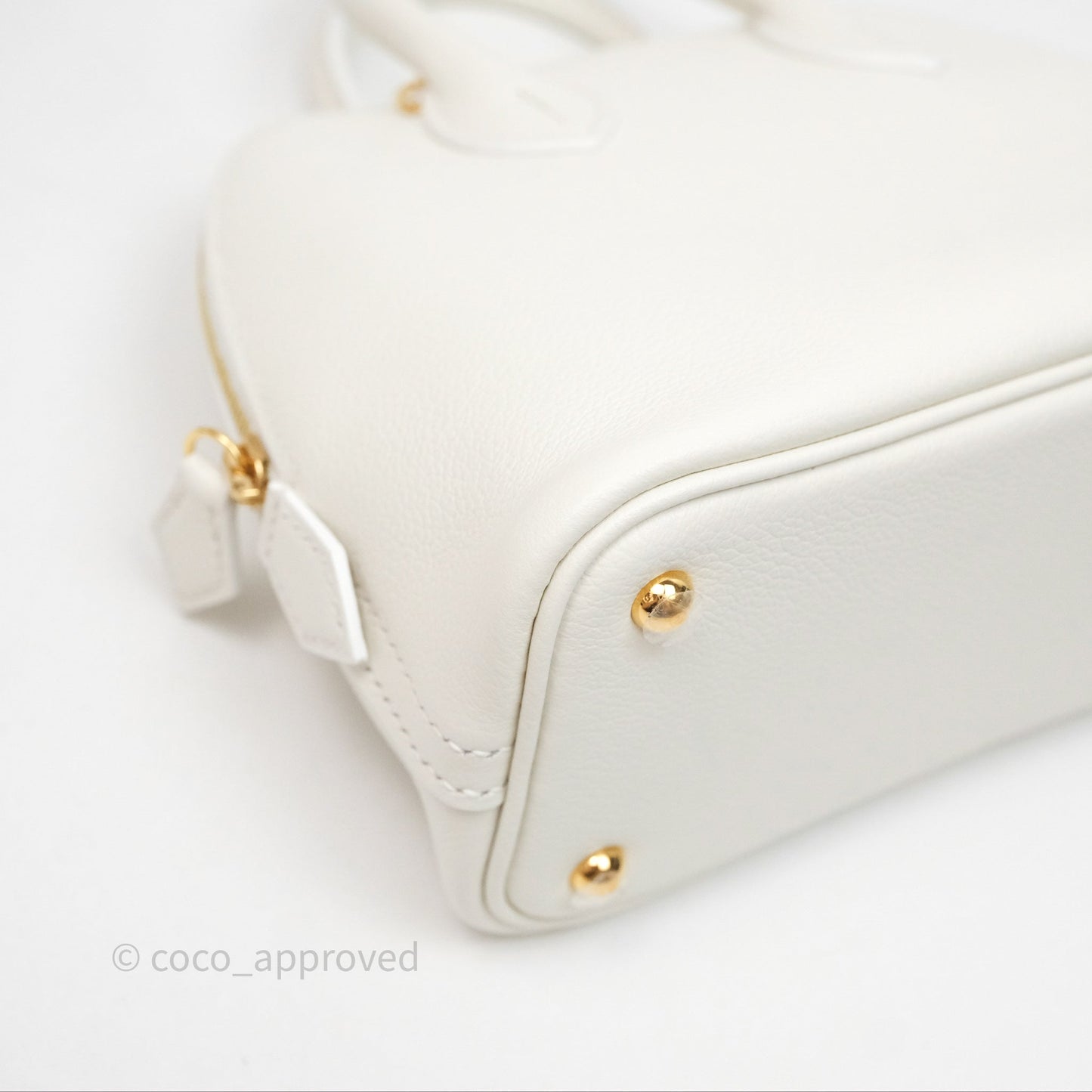 Hermès Bolide Mini 1923 Blanc 01 Evercolor Gold Hardware