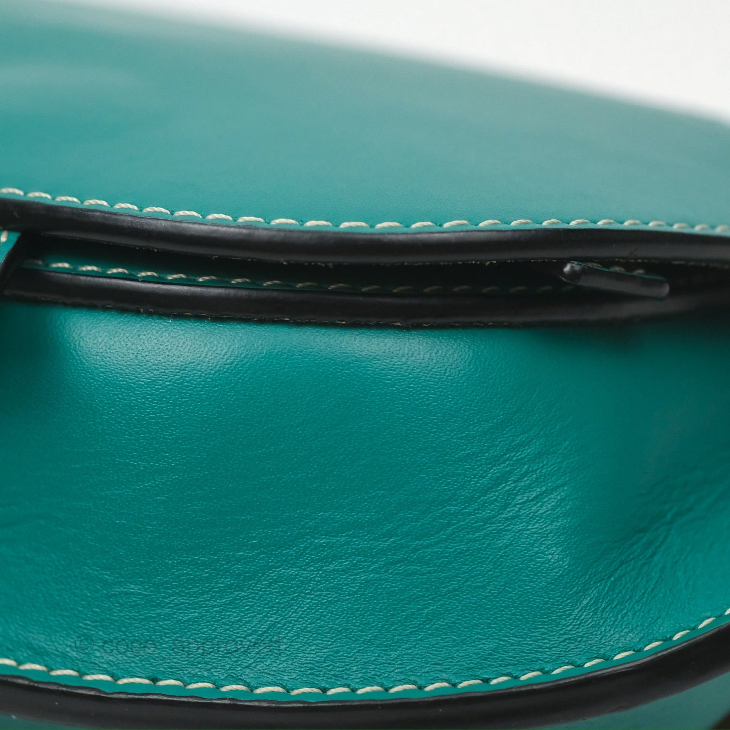 Loewe Mini Gate Belt Bag in Soft Calfskin Green