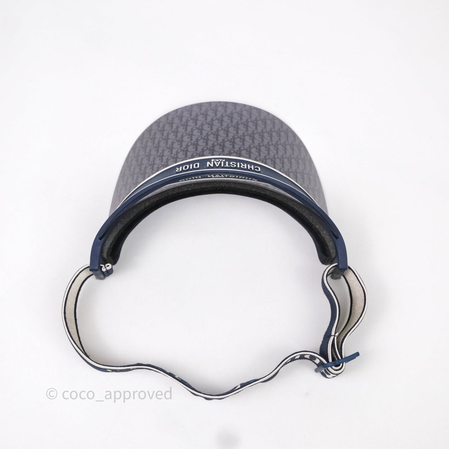 Christian Dior Diorclub V1U Dior Blue Oblique Visor