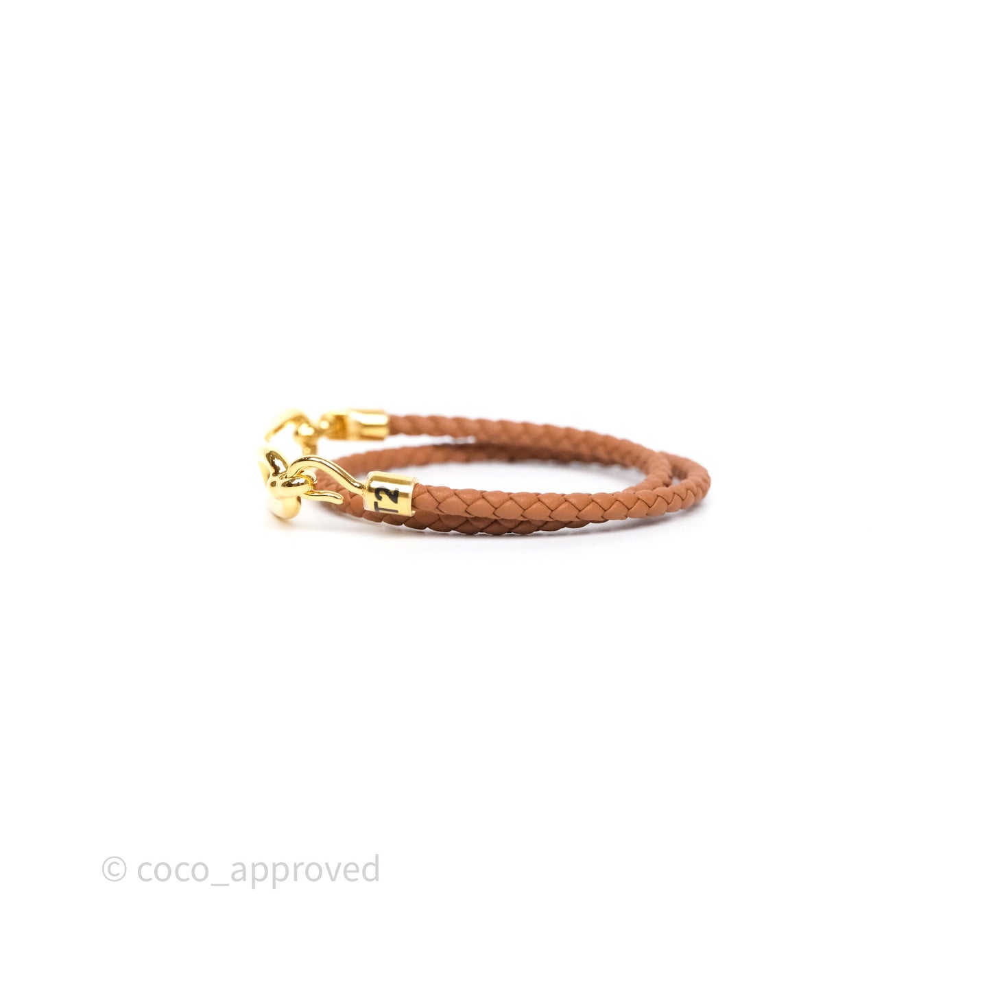 Hermès Roulis Double Tour Bracelet Gold Gold Hardware