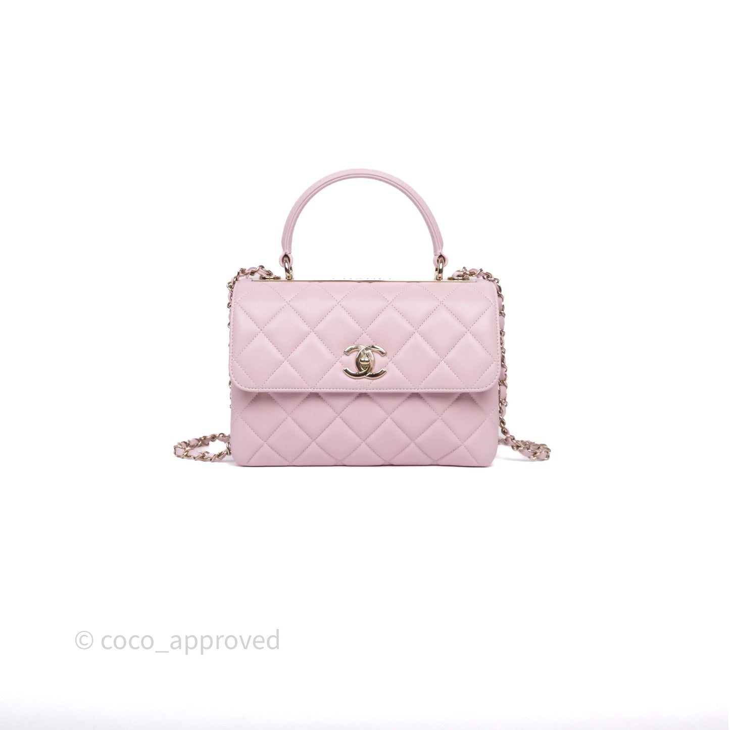 Chanel Small Trendy CC Lilac Lambskin Gold Hardware