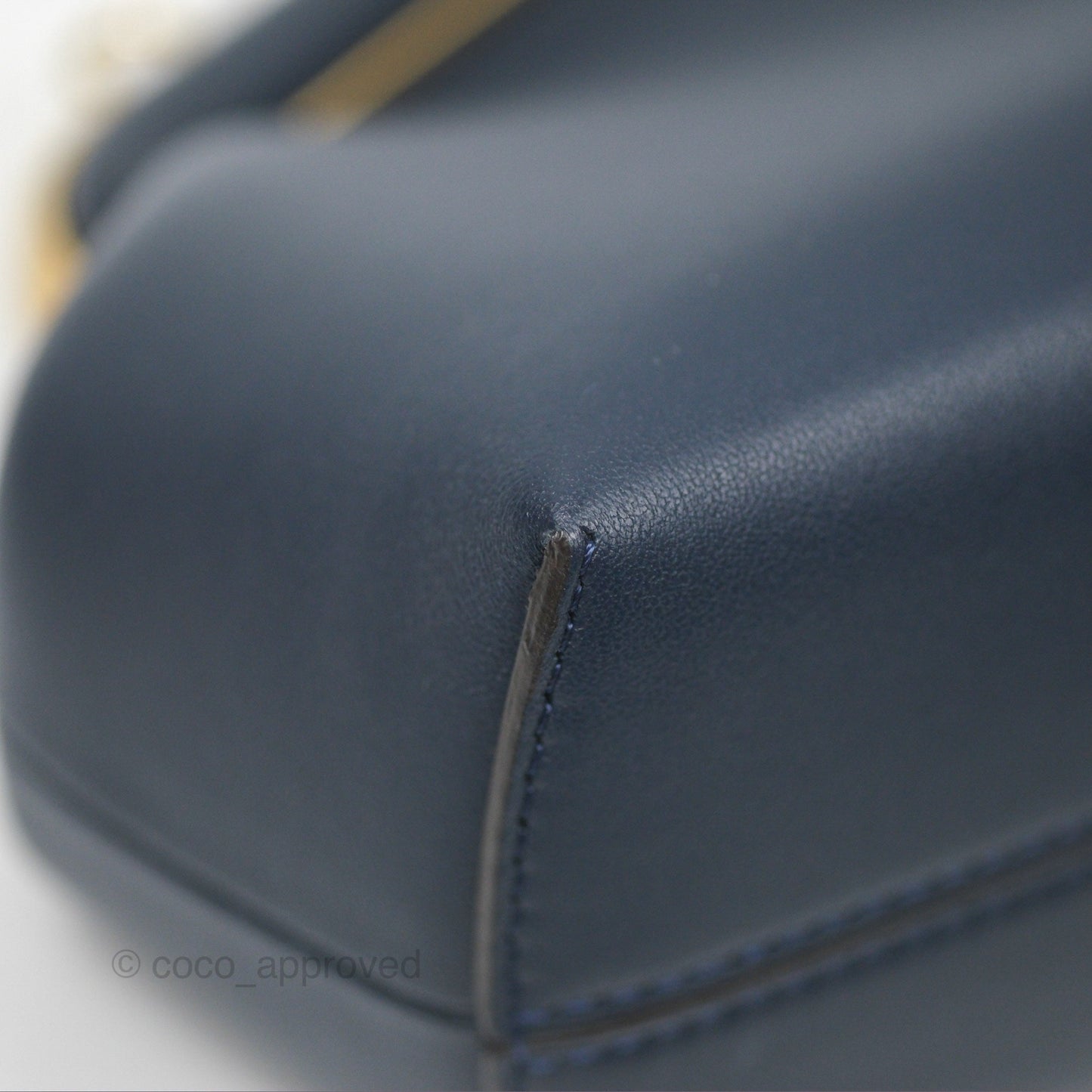 Fendi Small Fendi First Midnight Blue Shiny Nappa