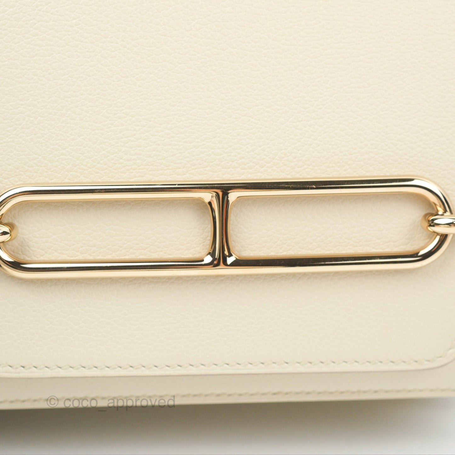 Hermès Roulis Mini 18 Beton Evercolor Permabrass Hardware