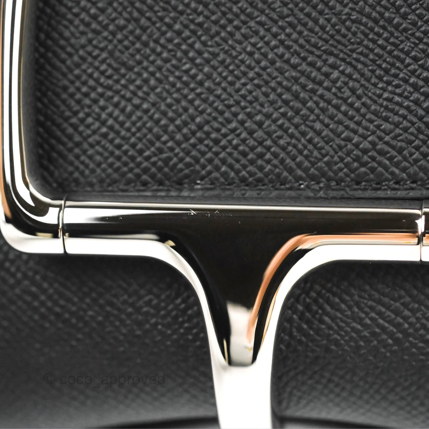 Hermès Della Cavalleria Mini Bag Black Epsom Palladium Hardware