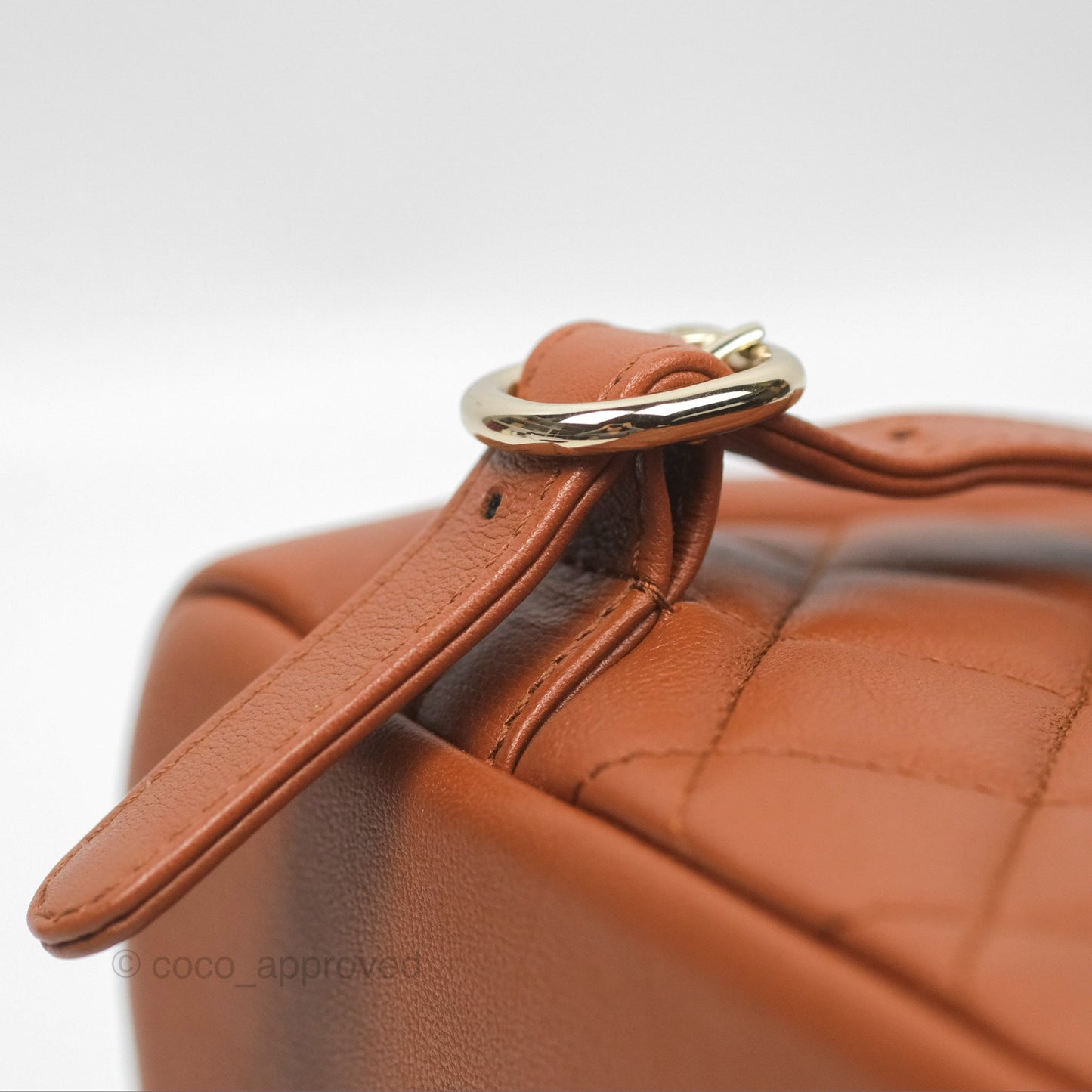 Chanel Medium Duma Backpack Tan Brown Calfskin Gold Hardware