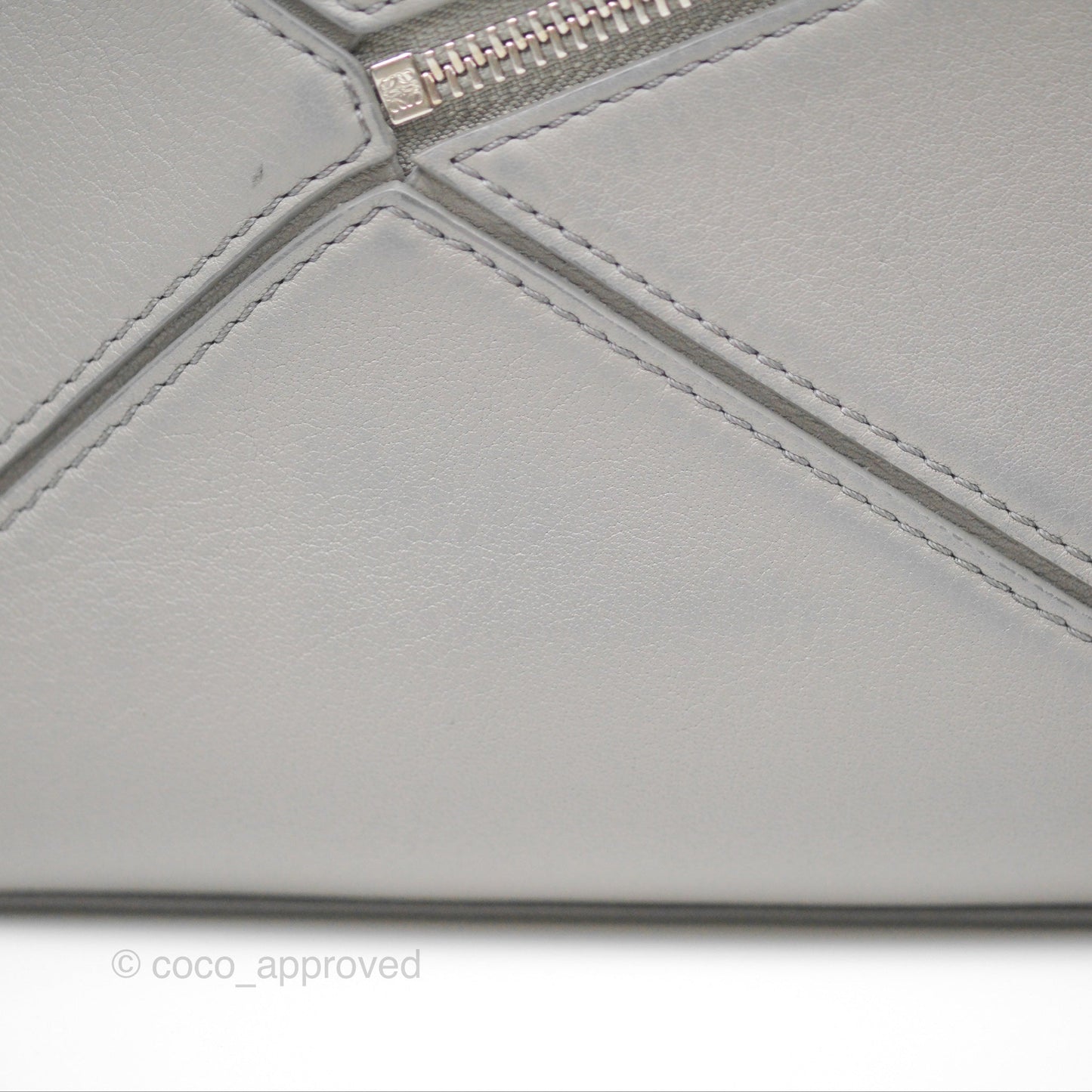 Loewe Small Puzzle Bag Grey Calfskin