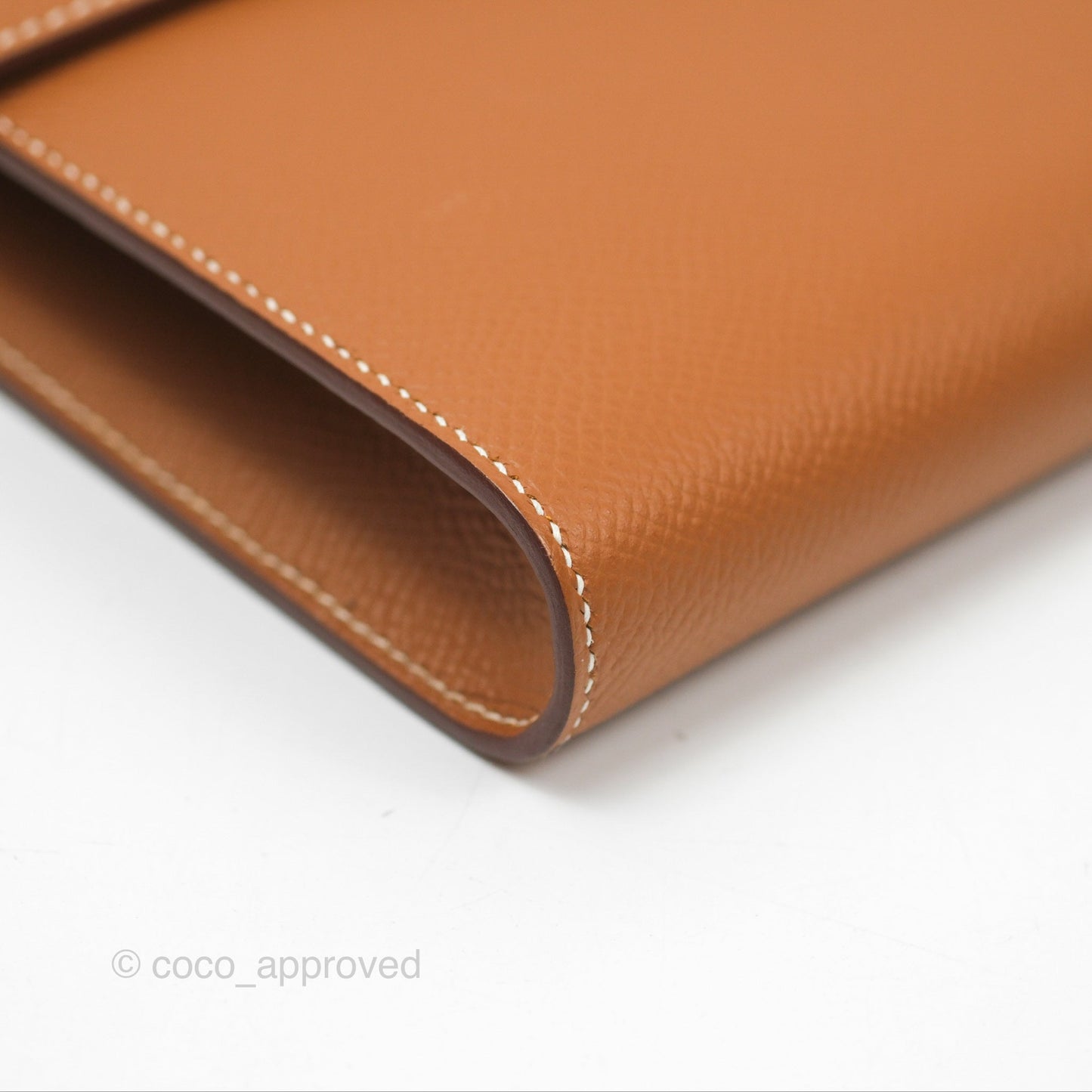 Hermès Clic 12 Wallet Gold Epsom Gold Hardware