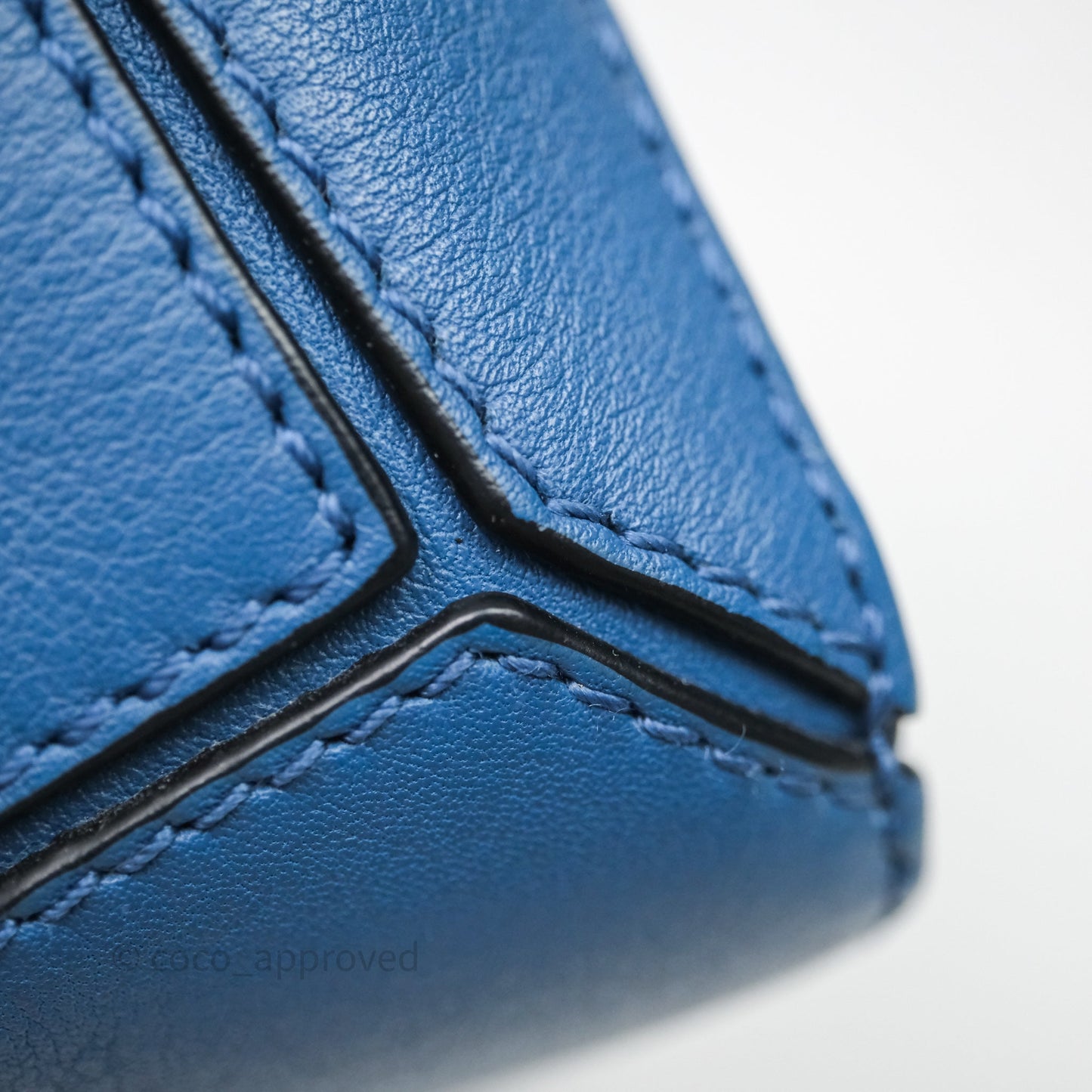 Loewe Mini Puzzle Bag Blue Calfskin
