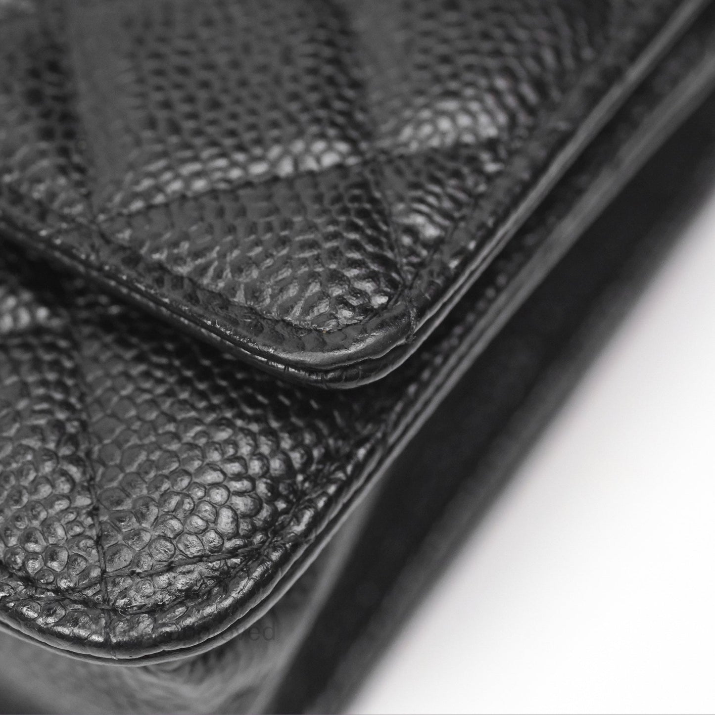 Chanel Quilted Classic Wallet On Chain WOC Black Caviar Gold Hardware